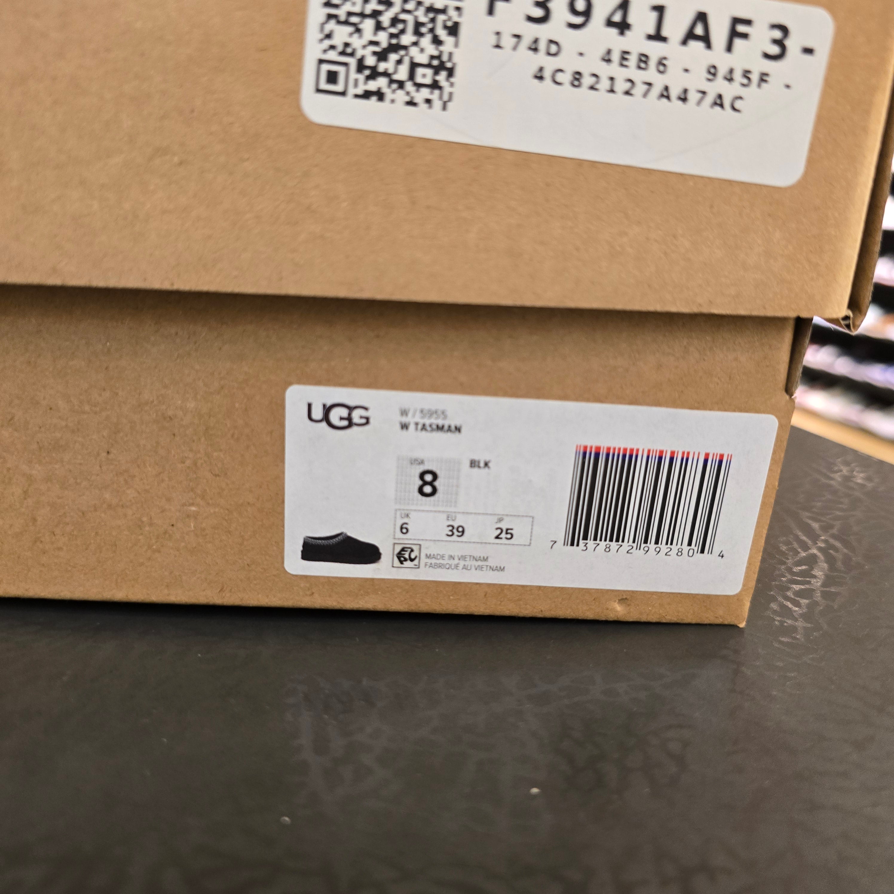 UGG Tasman Slipper Black (Women's) SZ 8/6.5M