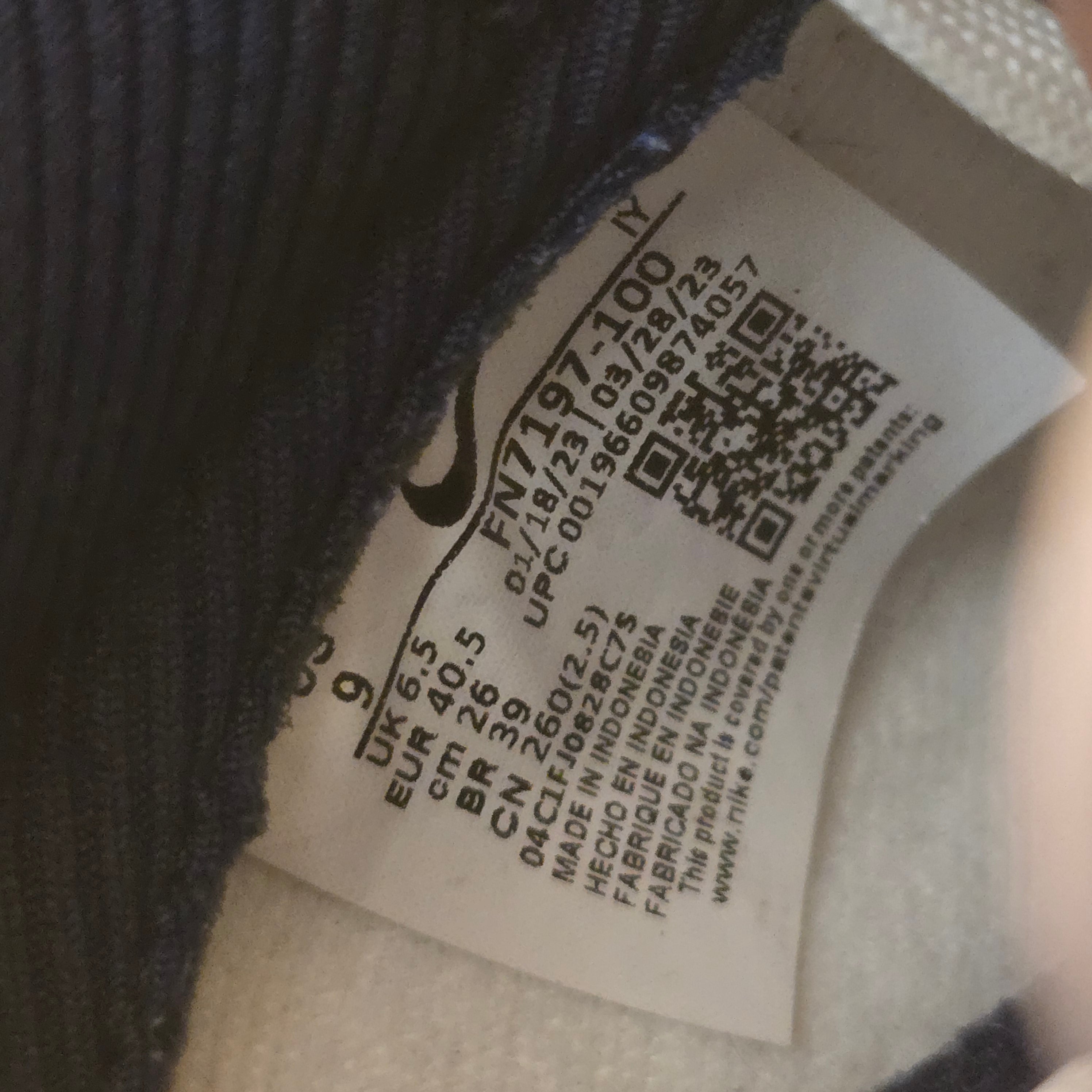 Nike Dunk Low PRM Vintage Navy (Women's) SZ 9/7.5M USED NO BOX