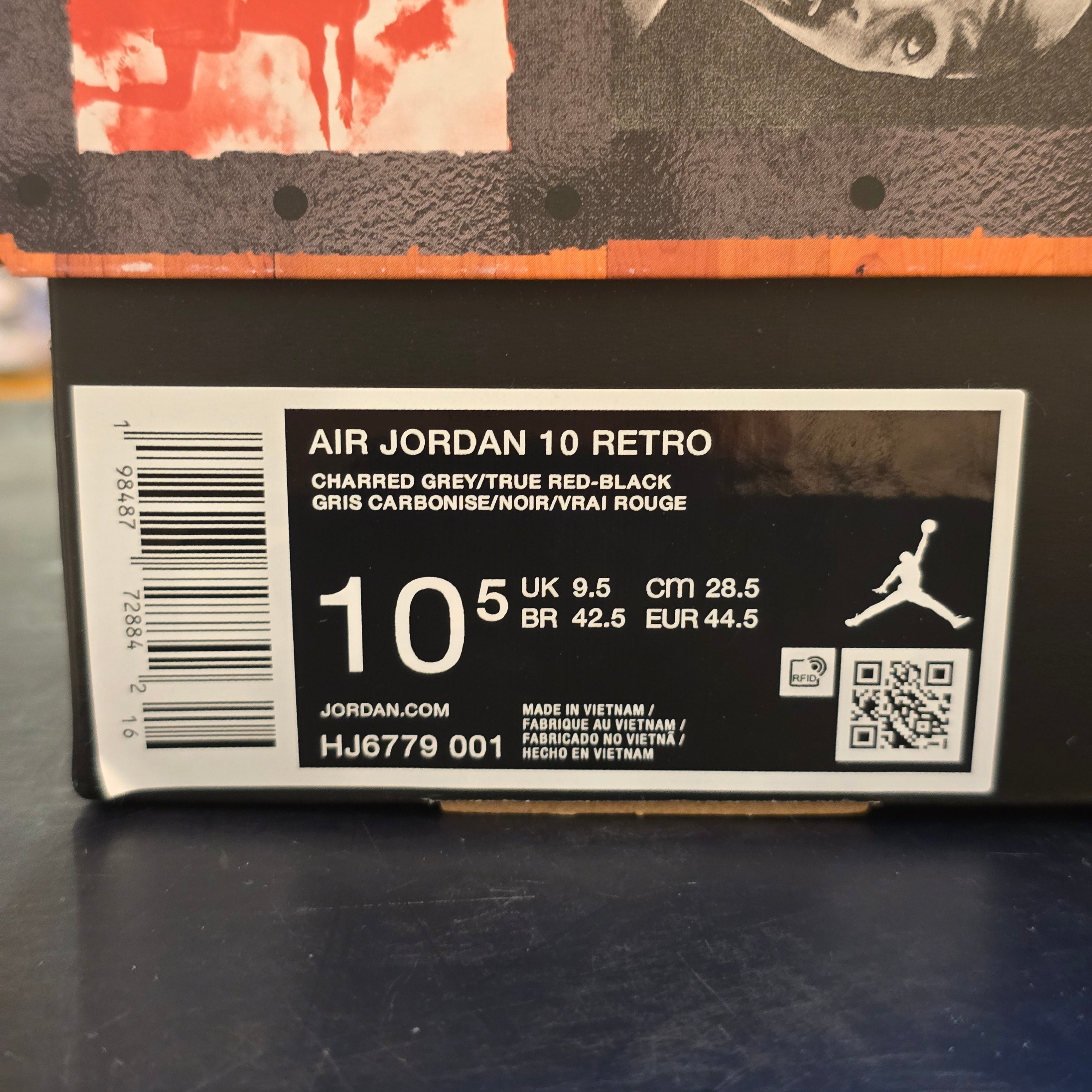 Jordan 10 Retro Shadow (2025) SZ 10.5 USED