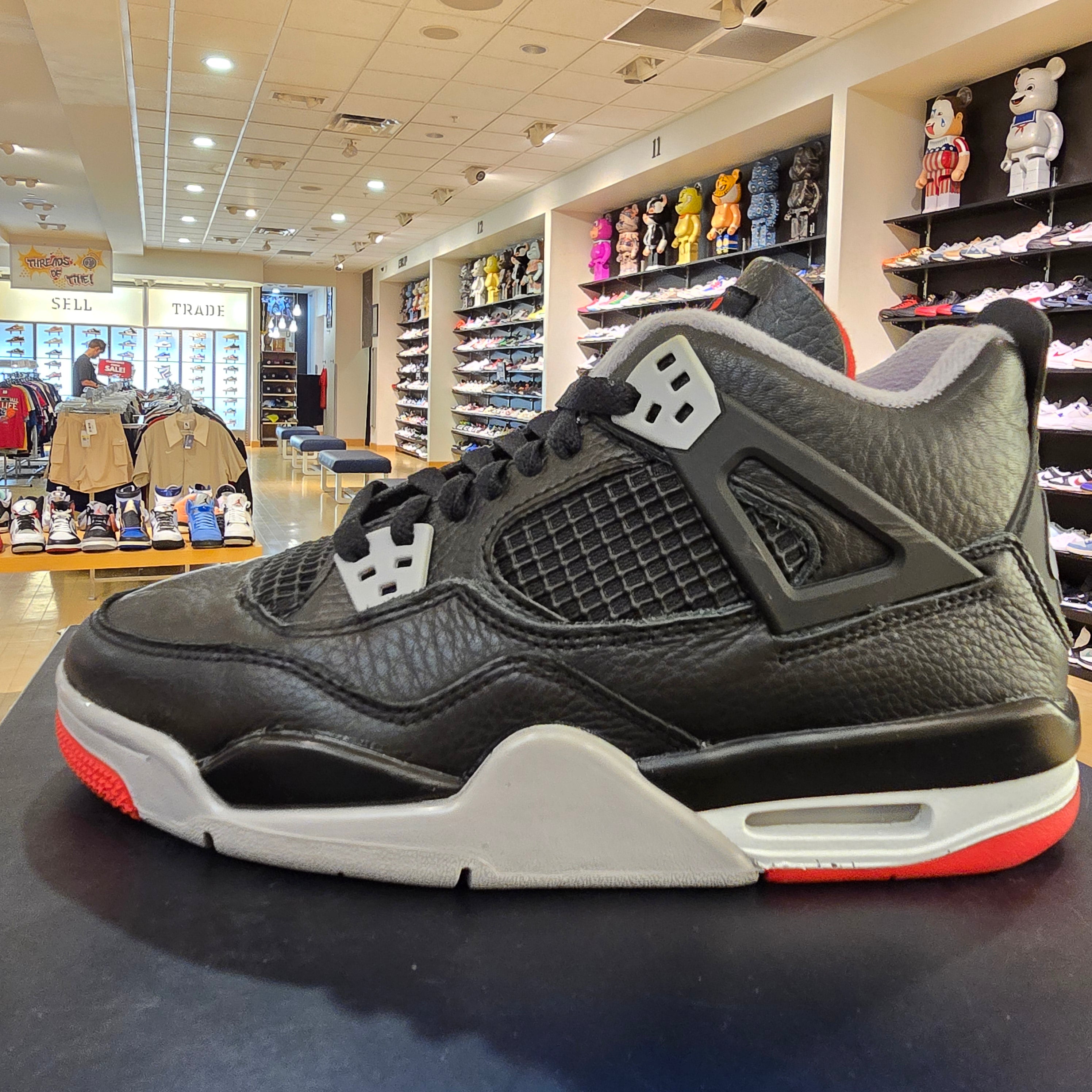 Jordan 4 Retro Bred Reimagined GS SZ 6.5Y USED