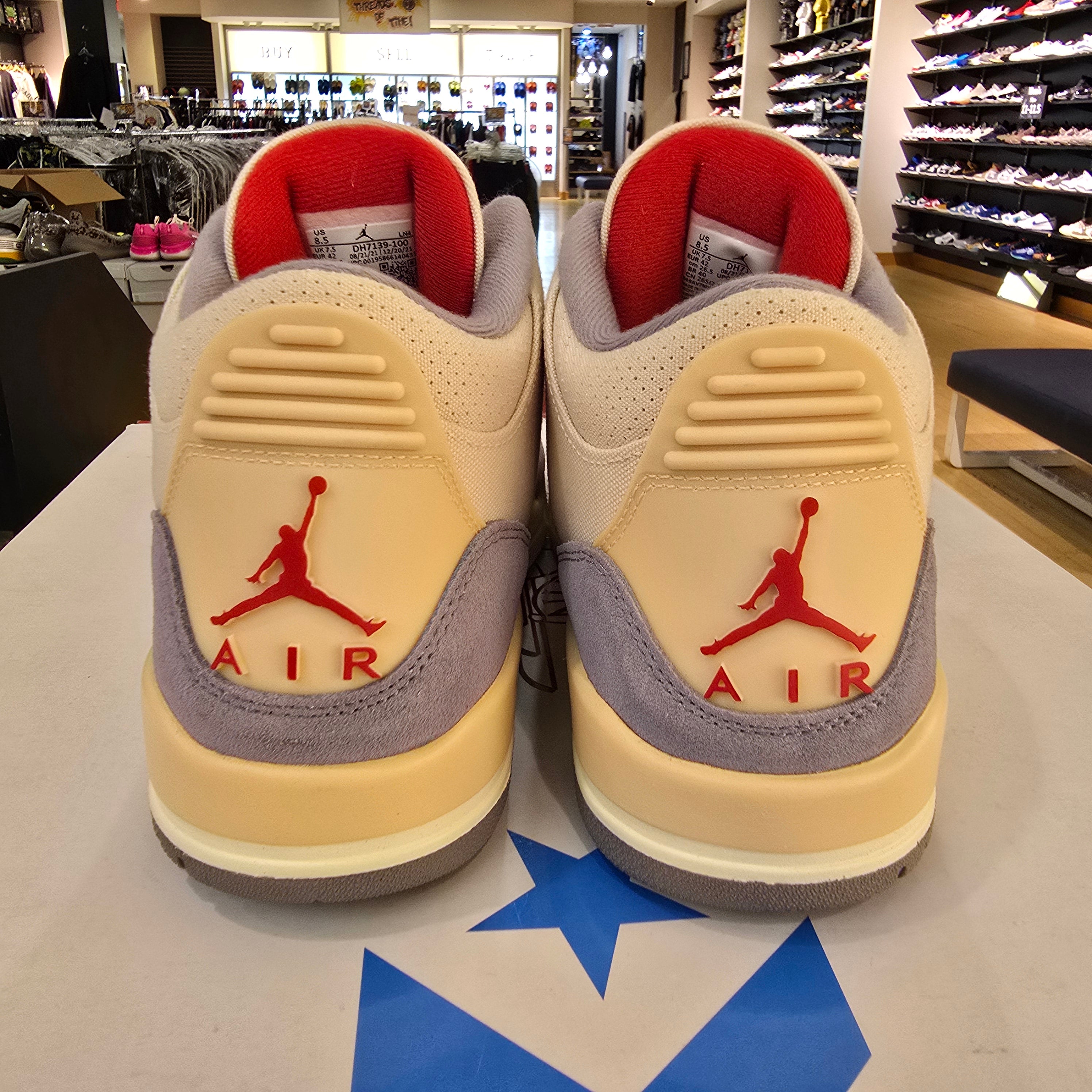 Jordan 3 Retro Muslin SZ 8.5 USED