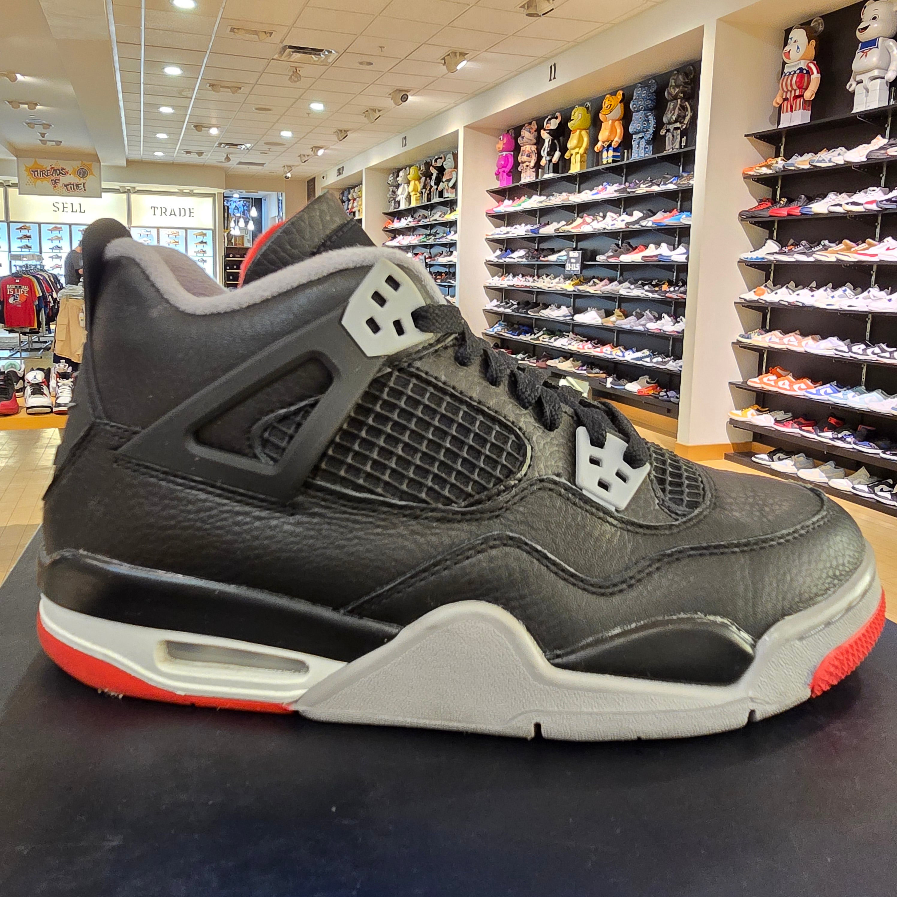 Jordan 4 Retro Bred Reimagined GS SZ 6.5Y USED