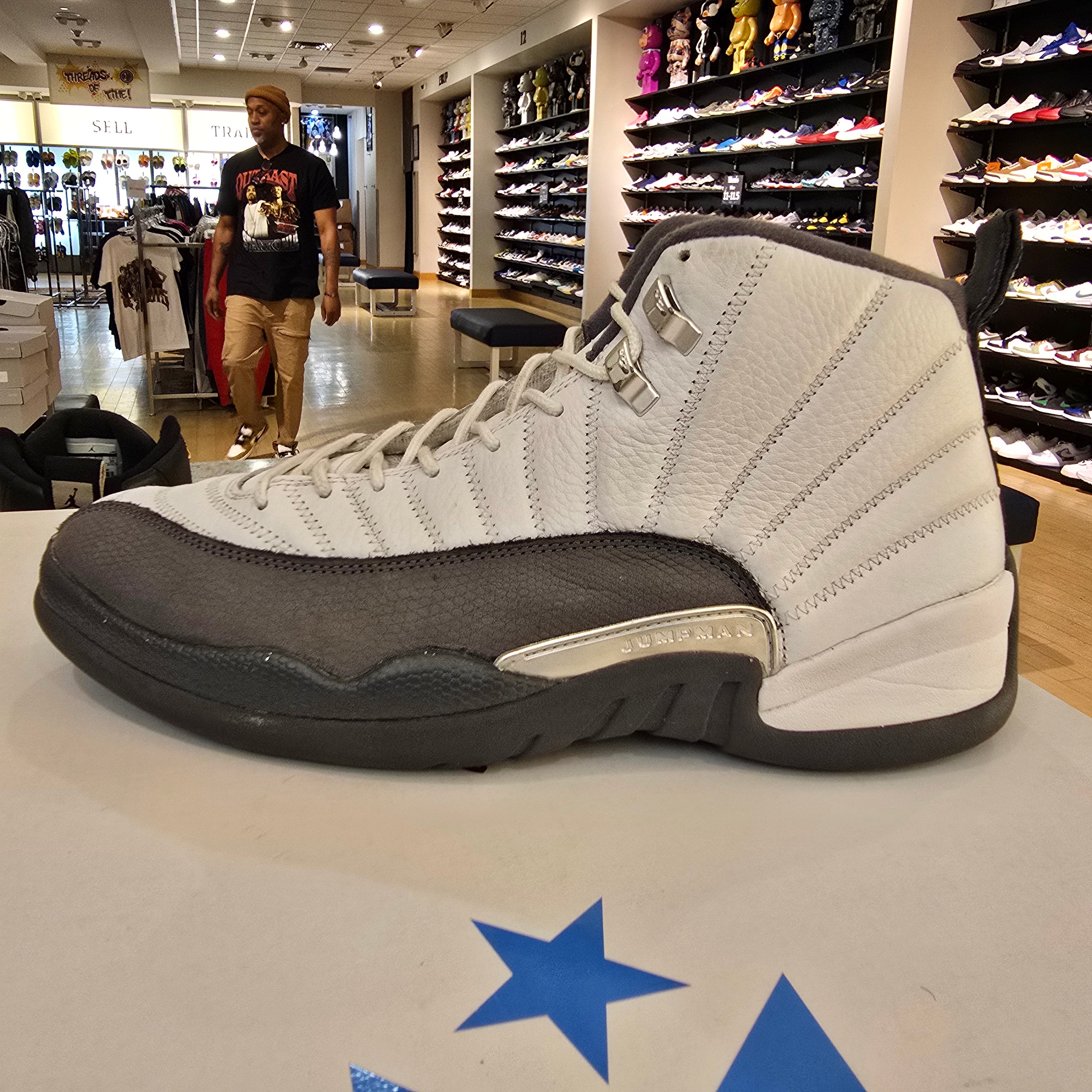 Jordan 12 Retro White Dark Grey SZ 12 USED NO BOX