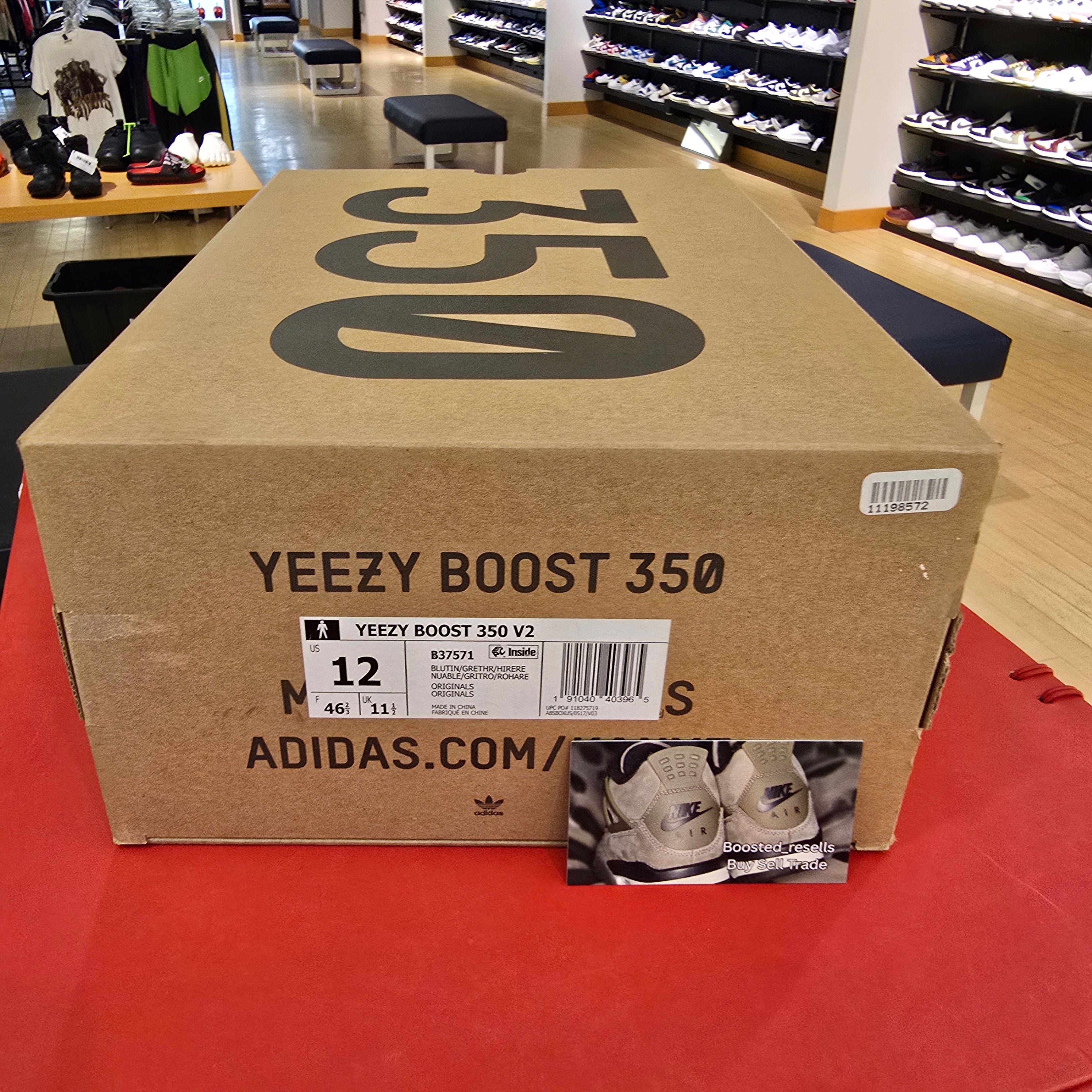 Adidas Yeezy Boost 350 V2 Blue Tint SZ 12 WORN 1X