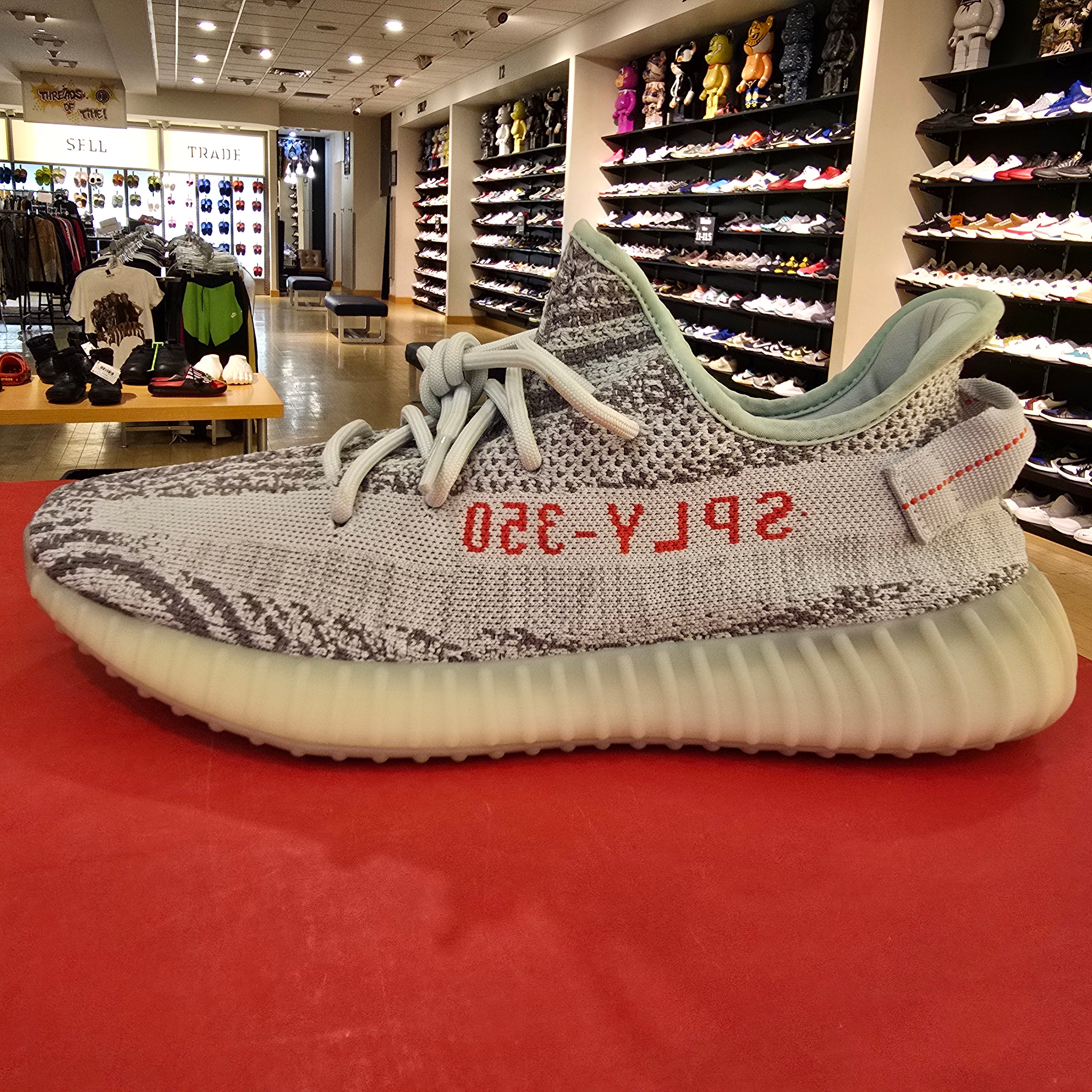 Adidas Yeezy Boost 350 V2 Blue Tint SZ 12 WORN 1X