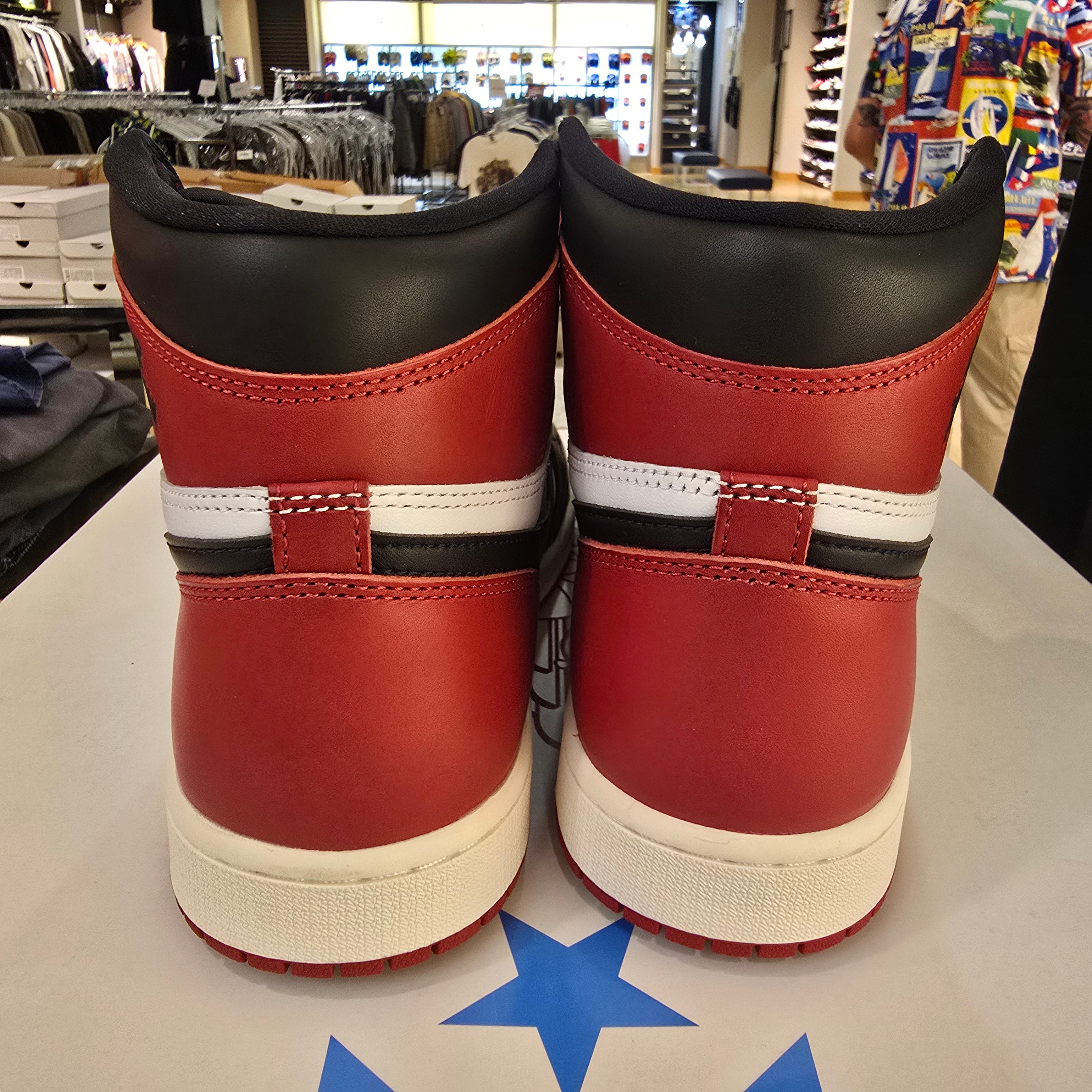 Jordan 1 Retro High OG Black Toe Reimagined SZ 10.5