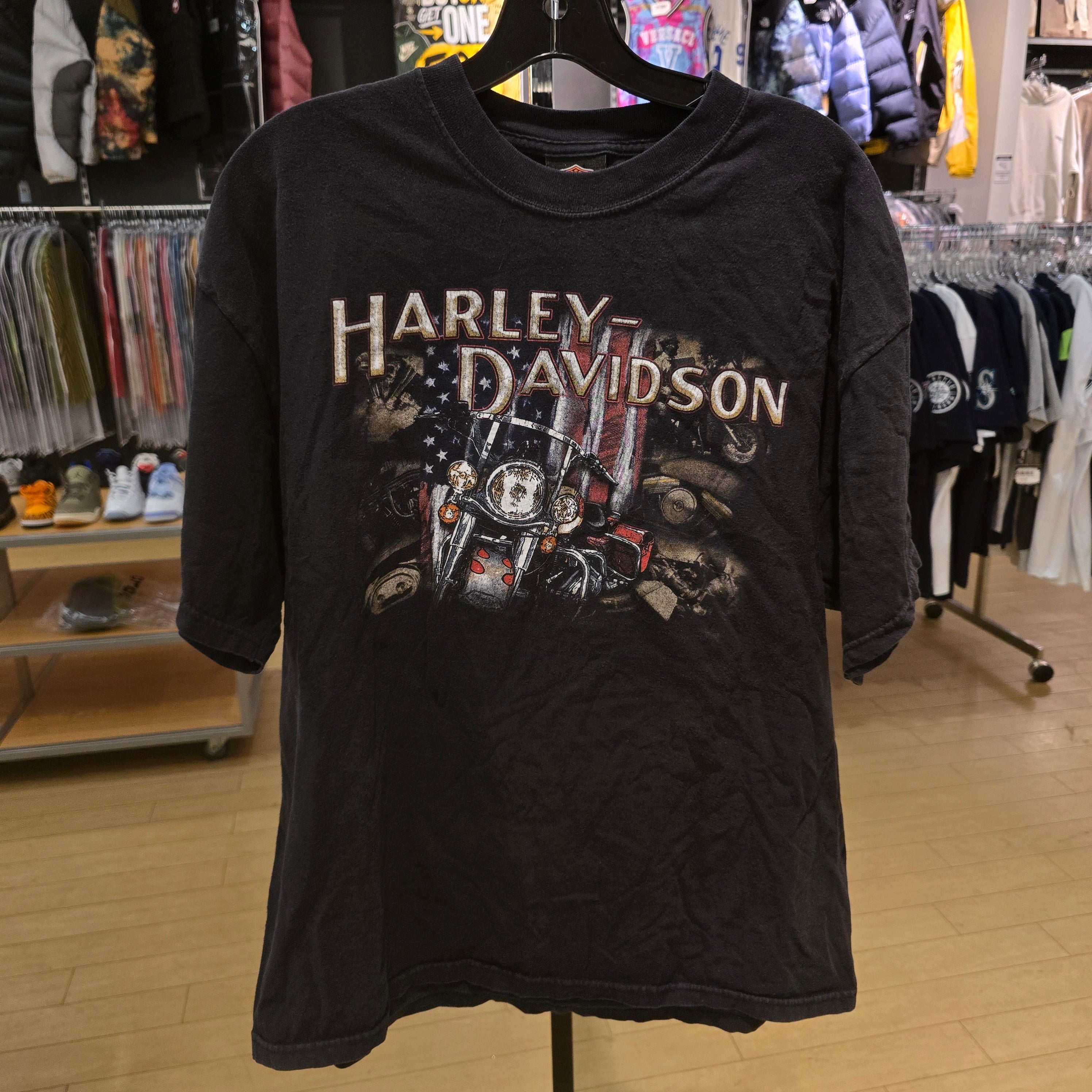 Harley Paris Texas Destination Tee Black Size XL