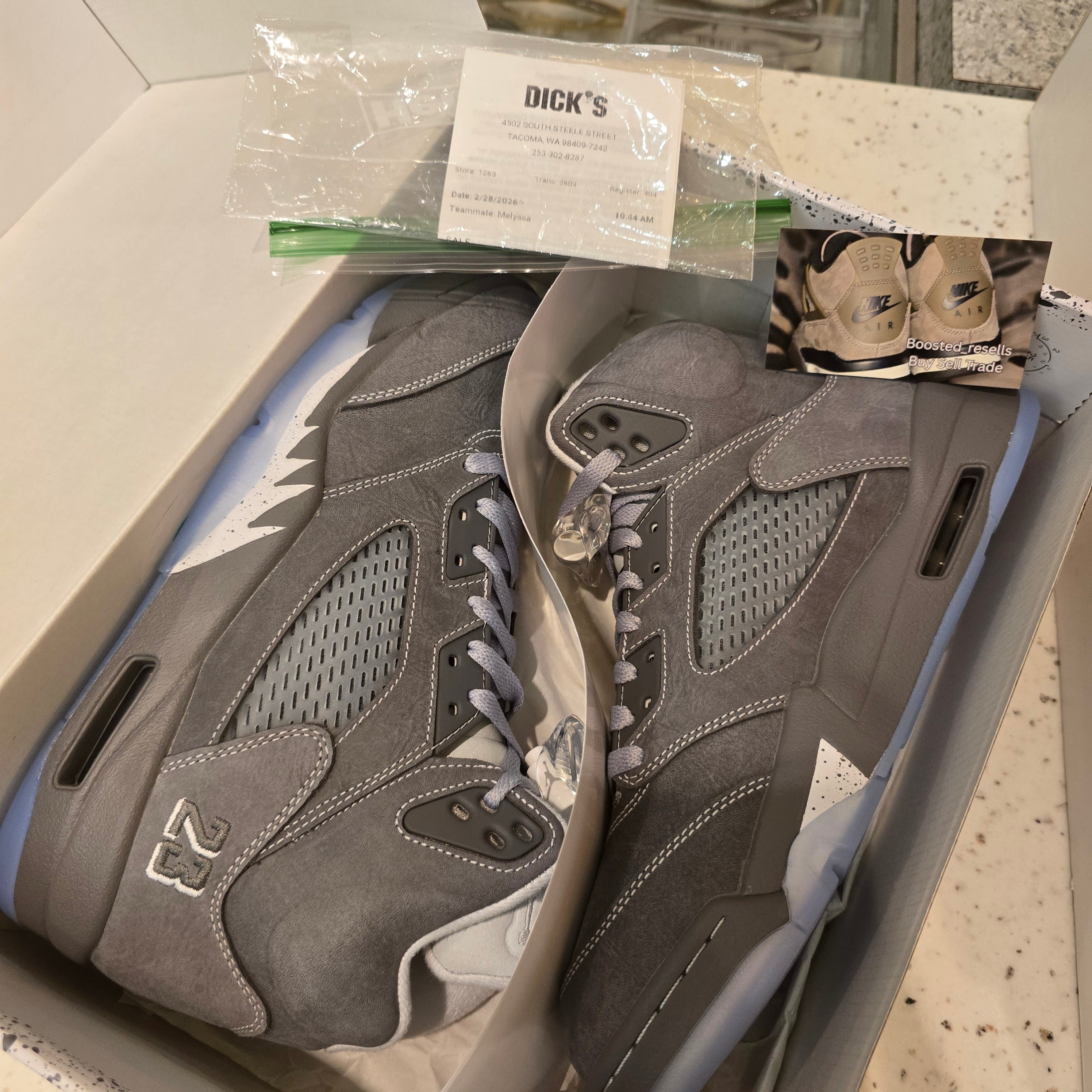 Jordan 5 Retro Wolf Grey (2026) SZ 9.5