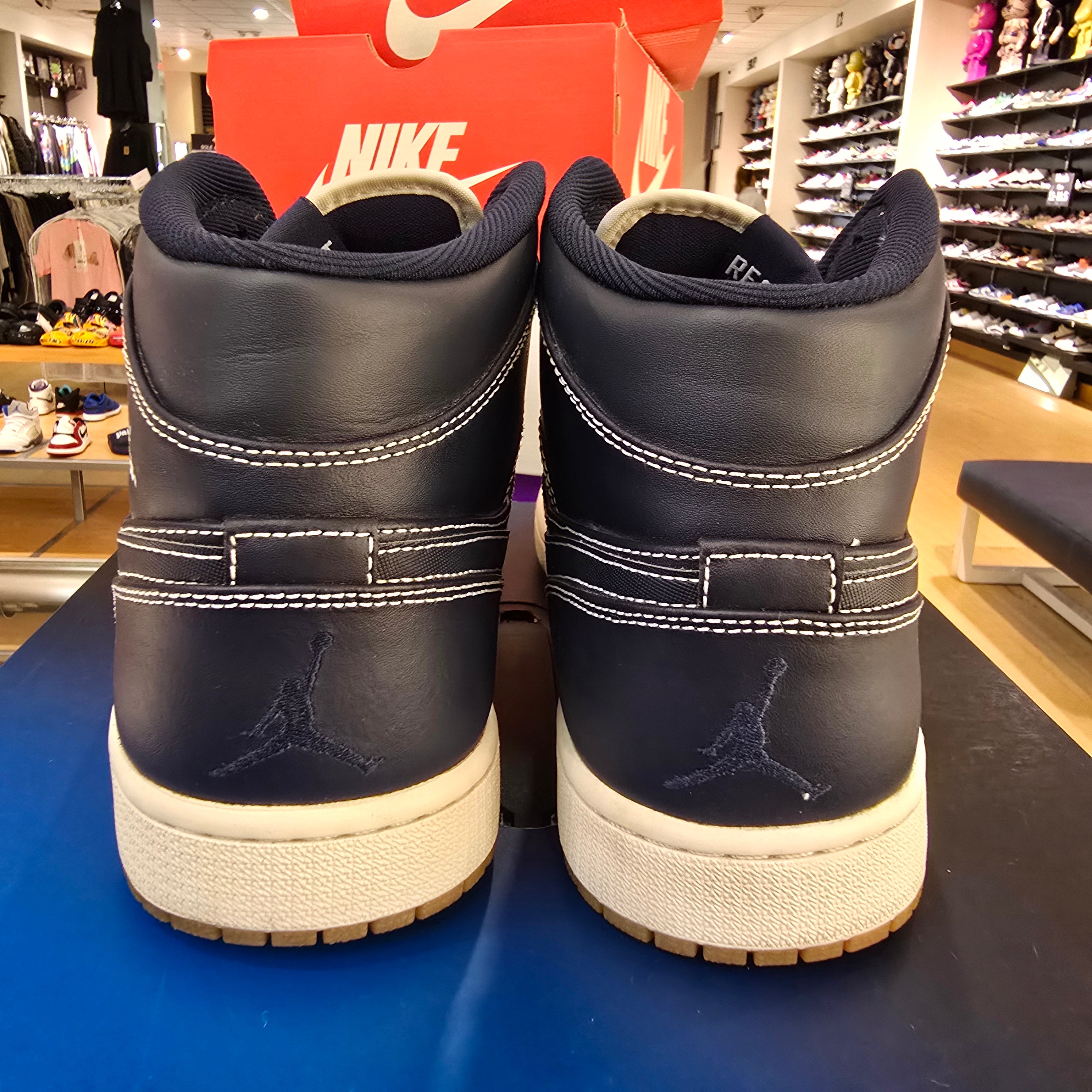 Jordan 1 Retro Mid Derek Jeter RE2PECT SZ 11.5 USED NO BOX