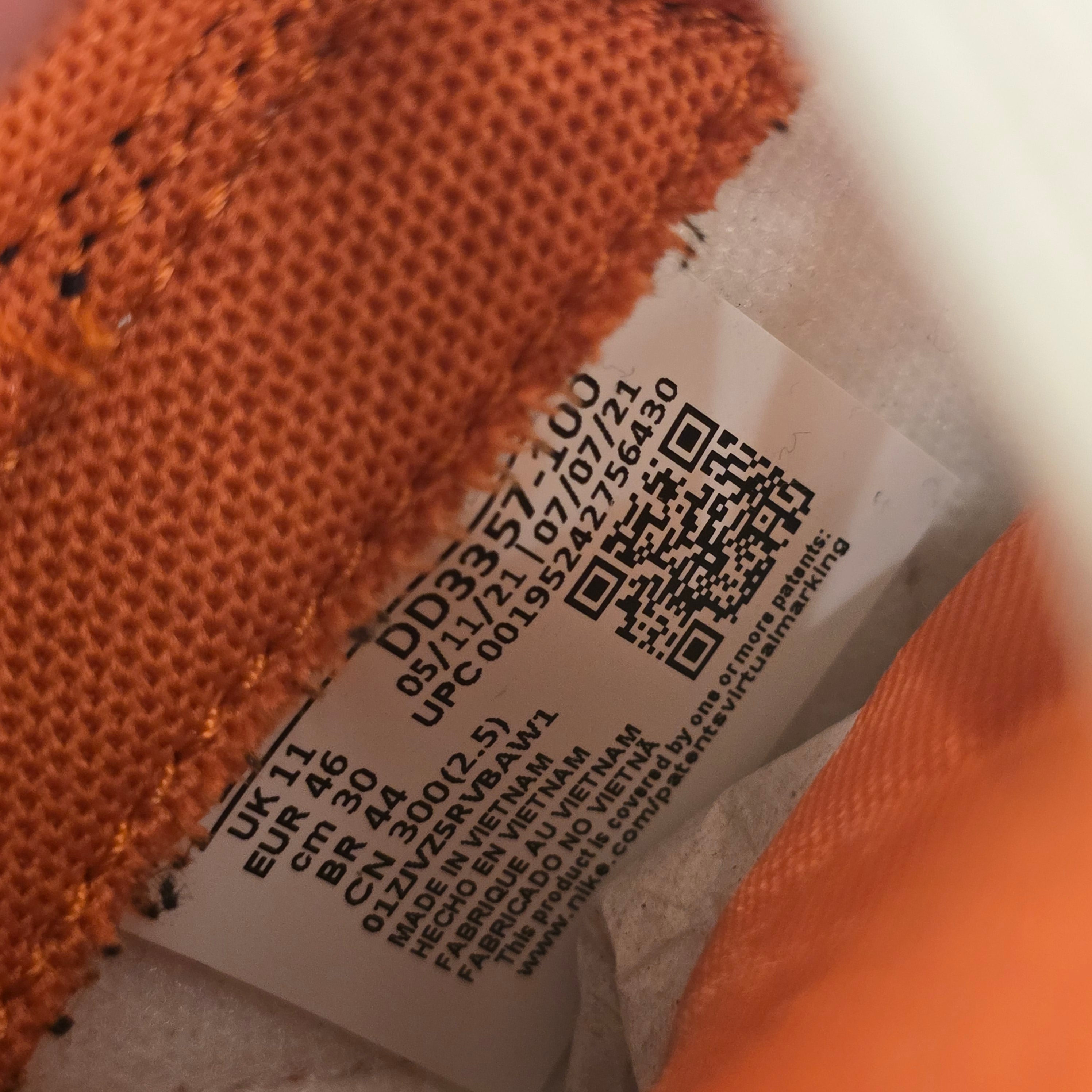 Nike Dunk Low PRM Halloween (2021) SZ 12 USED