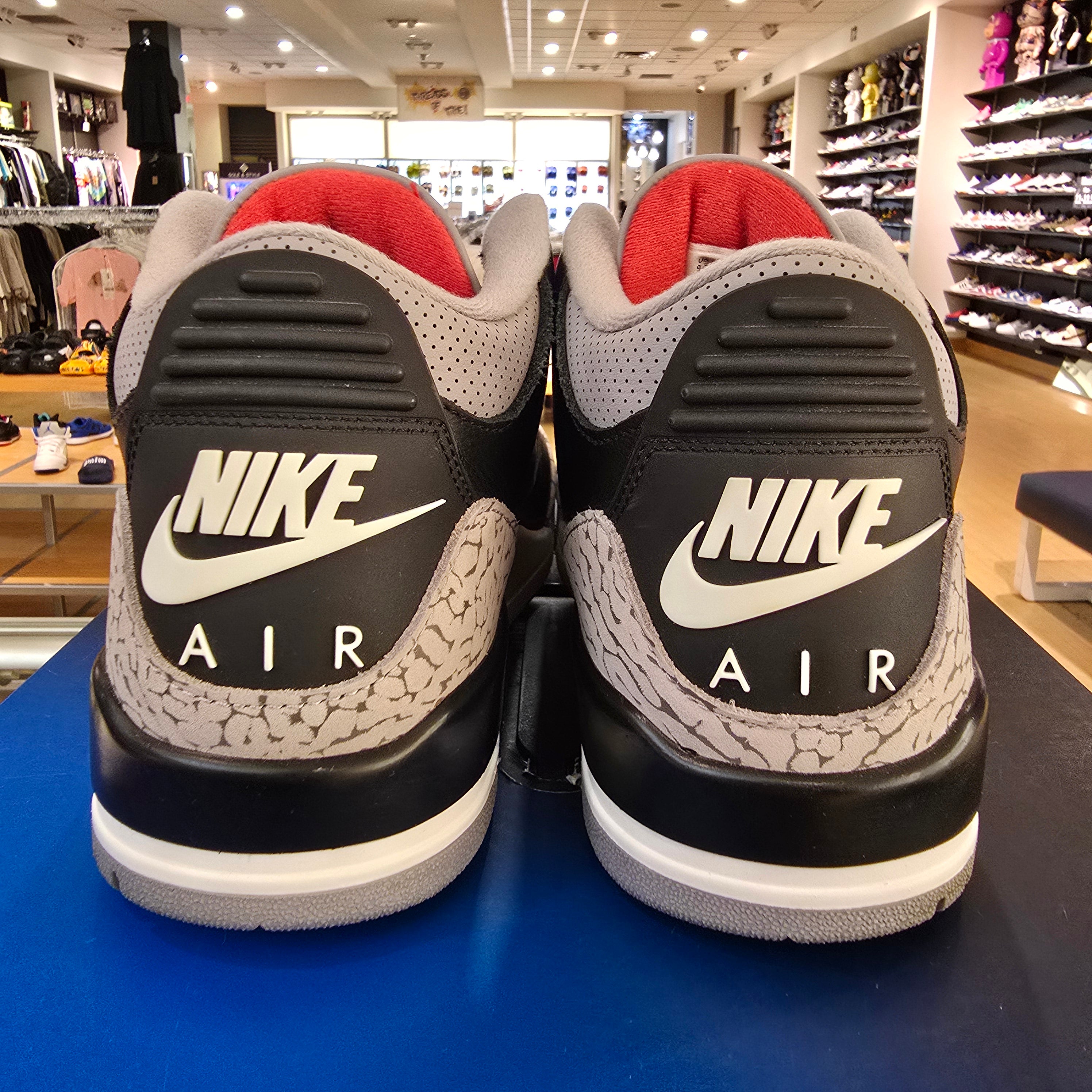 Jordan 3 Retro OG Black Cement (2024) SZ 9.5 USED