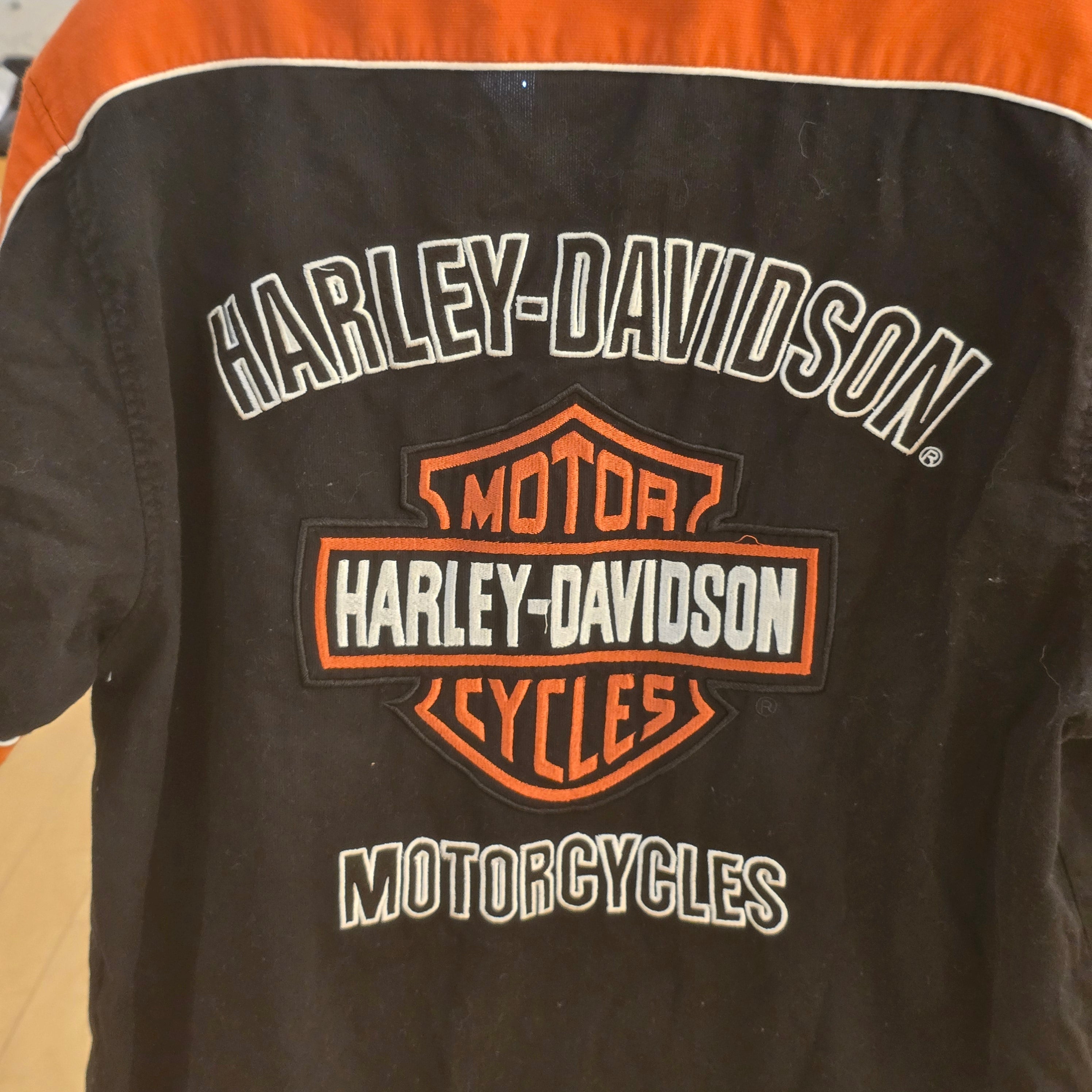 Harley Davidson Button Up Shirt SZ Large