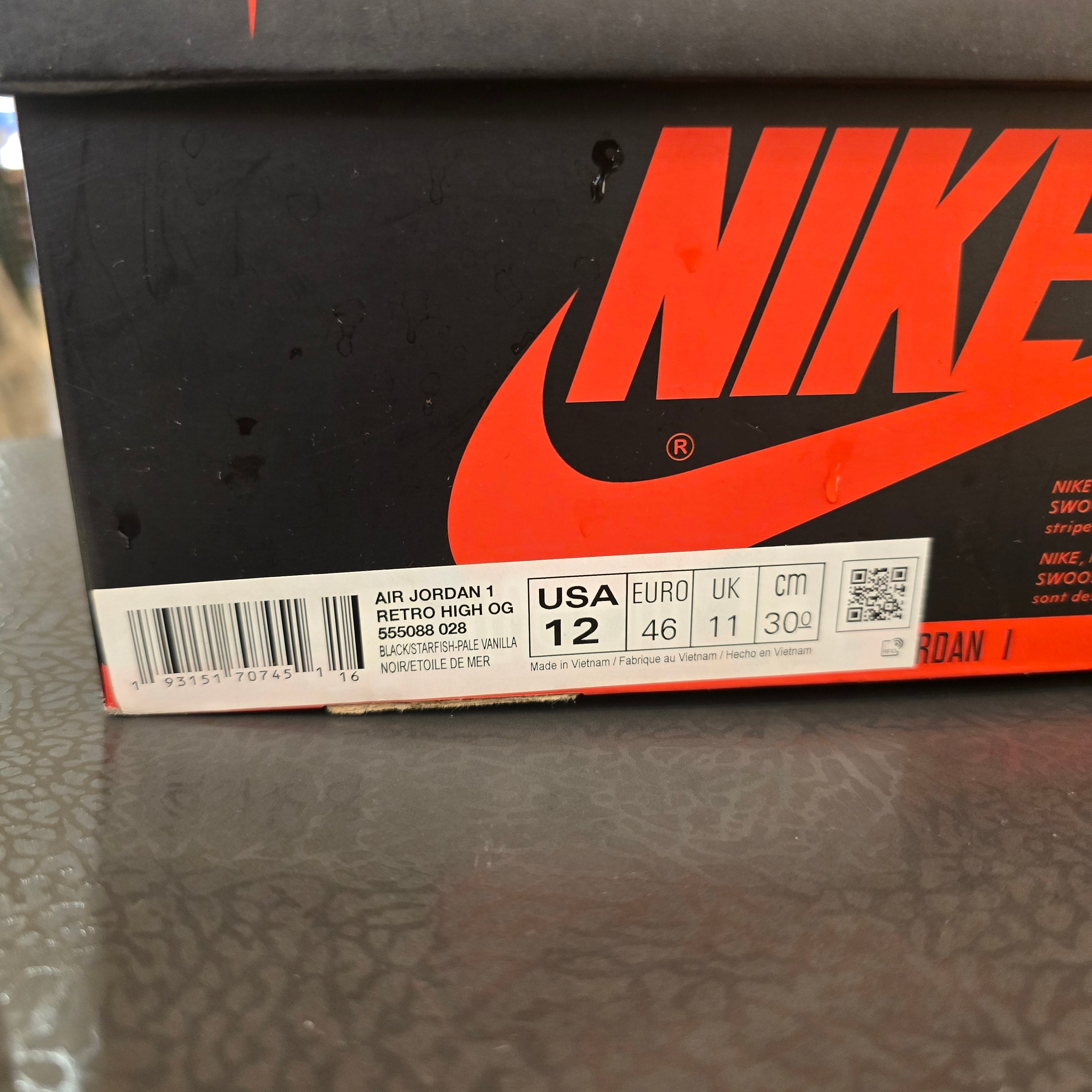 Air Jordan 1 Retro High Shattered Backboard 3.0 SZ 12 USED