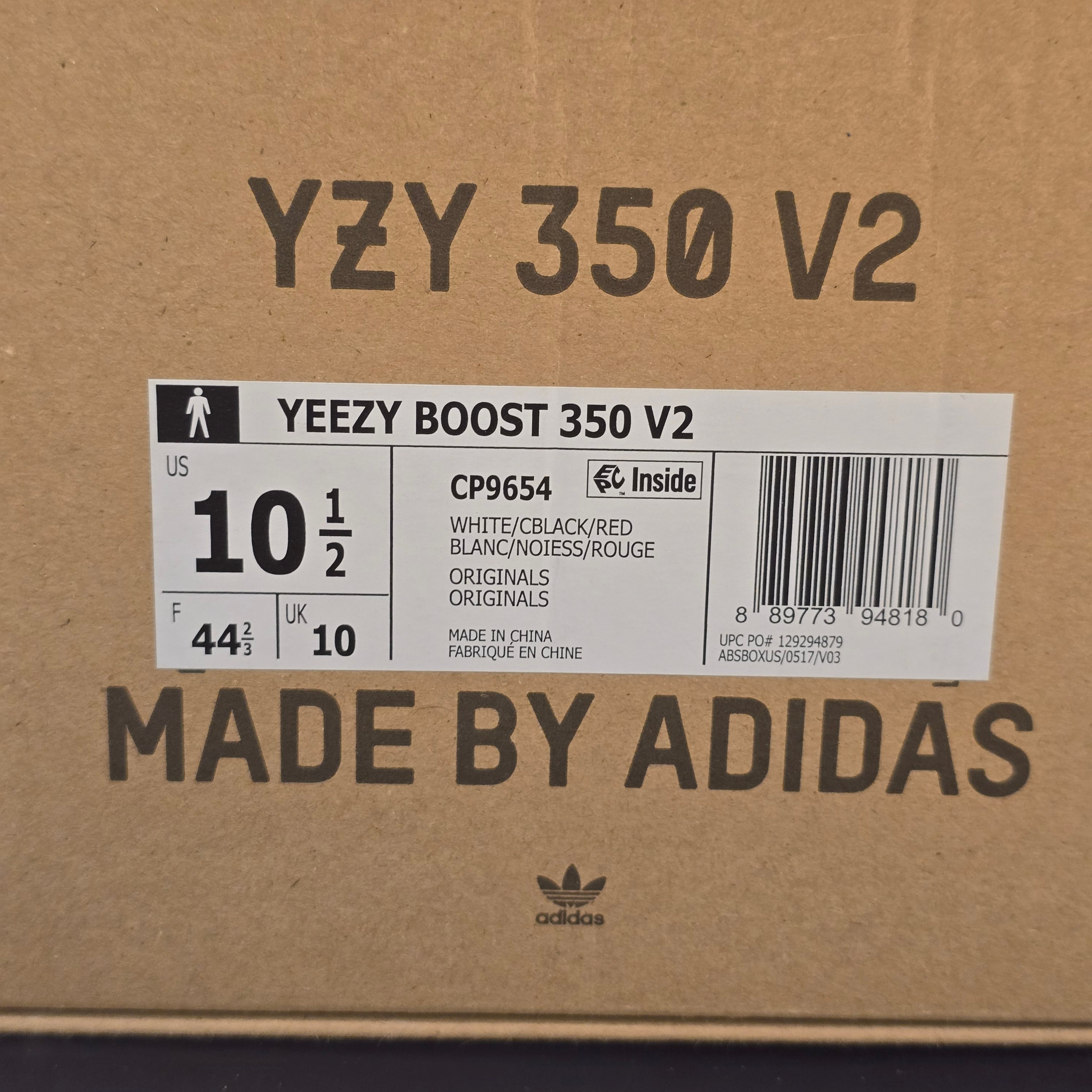 Adidas Yeezy Boost 350 V2 Zebra SZ 10.5 USED