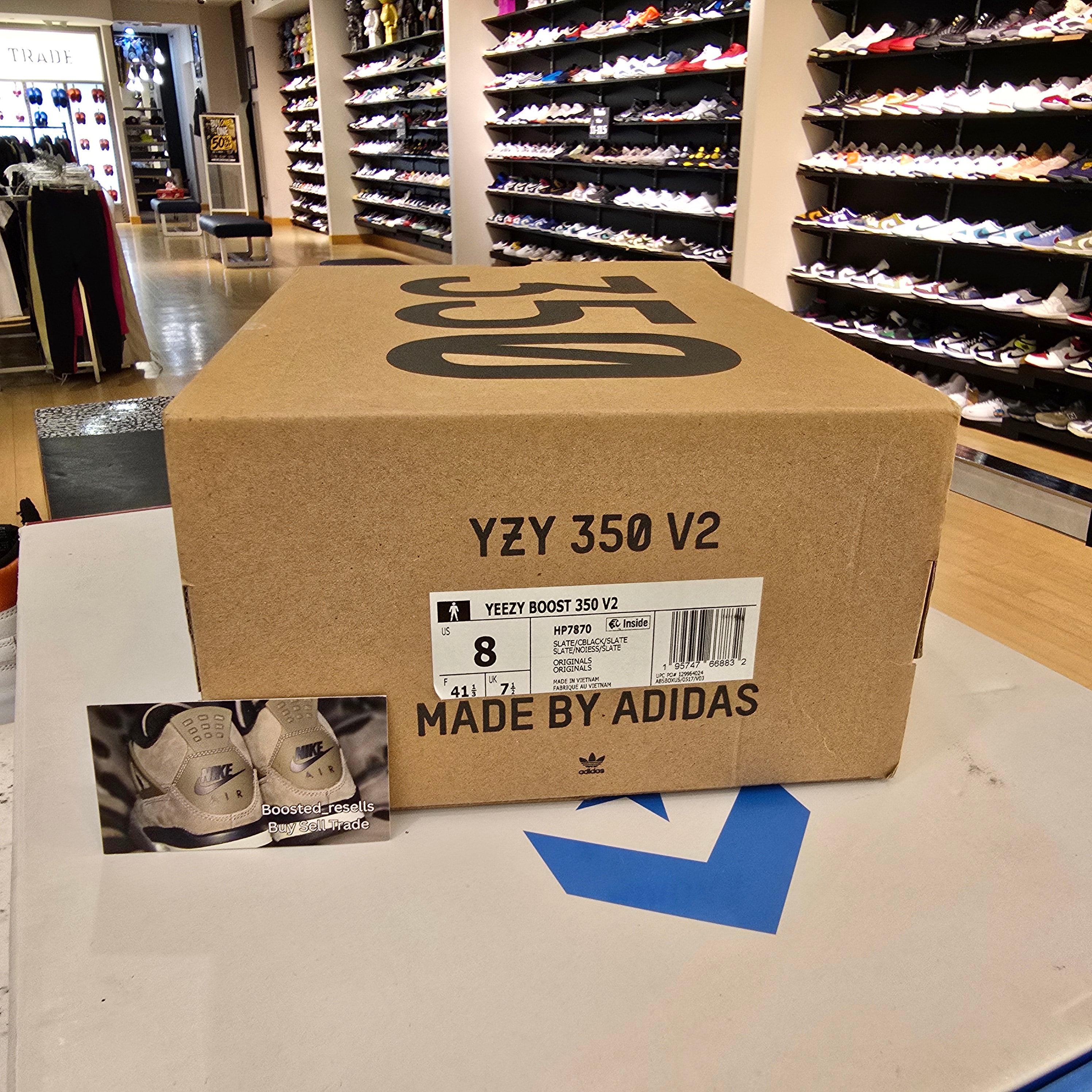 Adidas Yeezy Boost 350 V2 Slate SZ 8