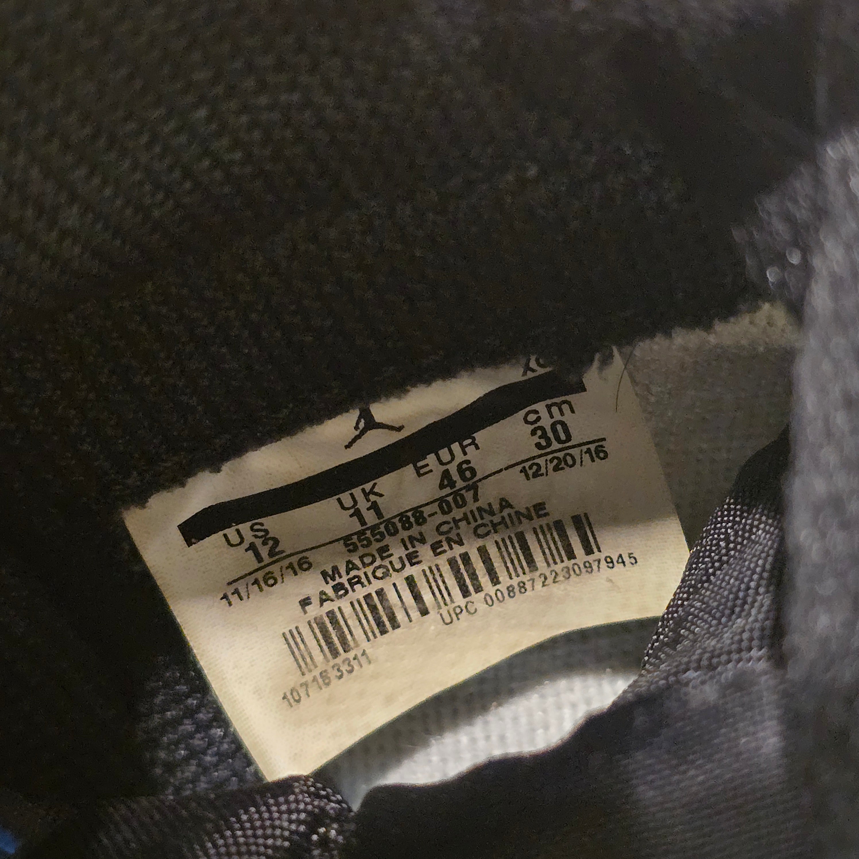 Air Jordan 1 Retro High Royal 2017 SZ 12 USED