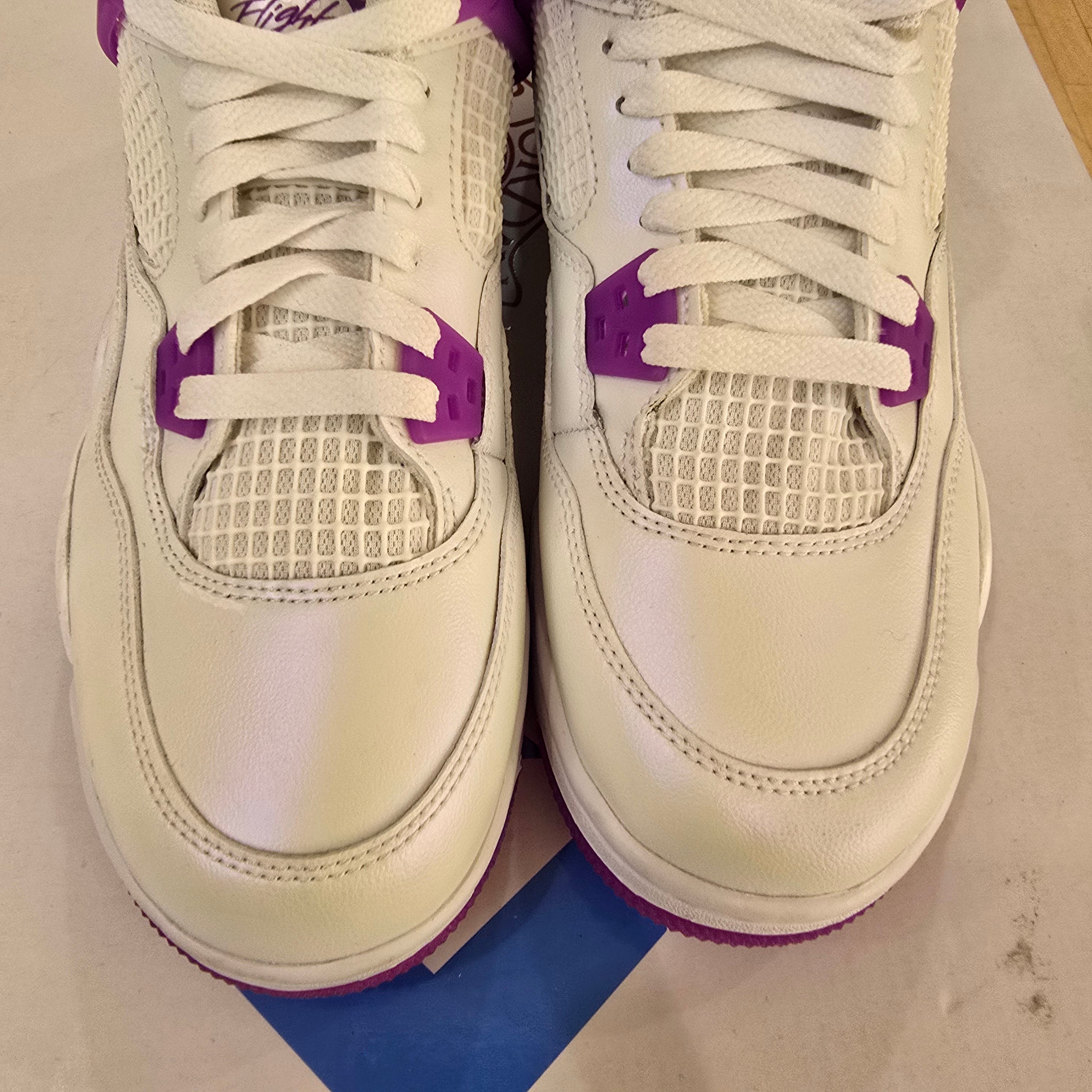 Jordan 4 Retro Hyper Violet (GS) SZ 7Y USED NO BOX