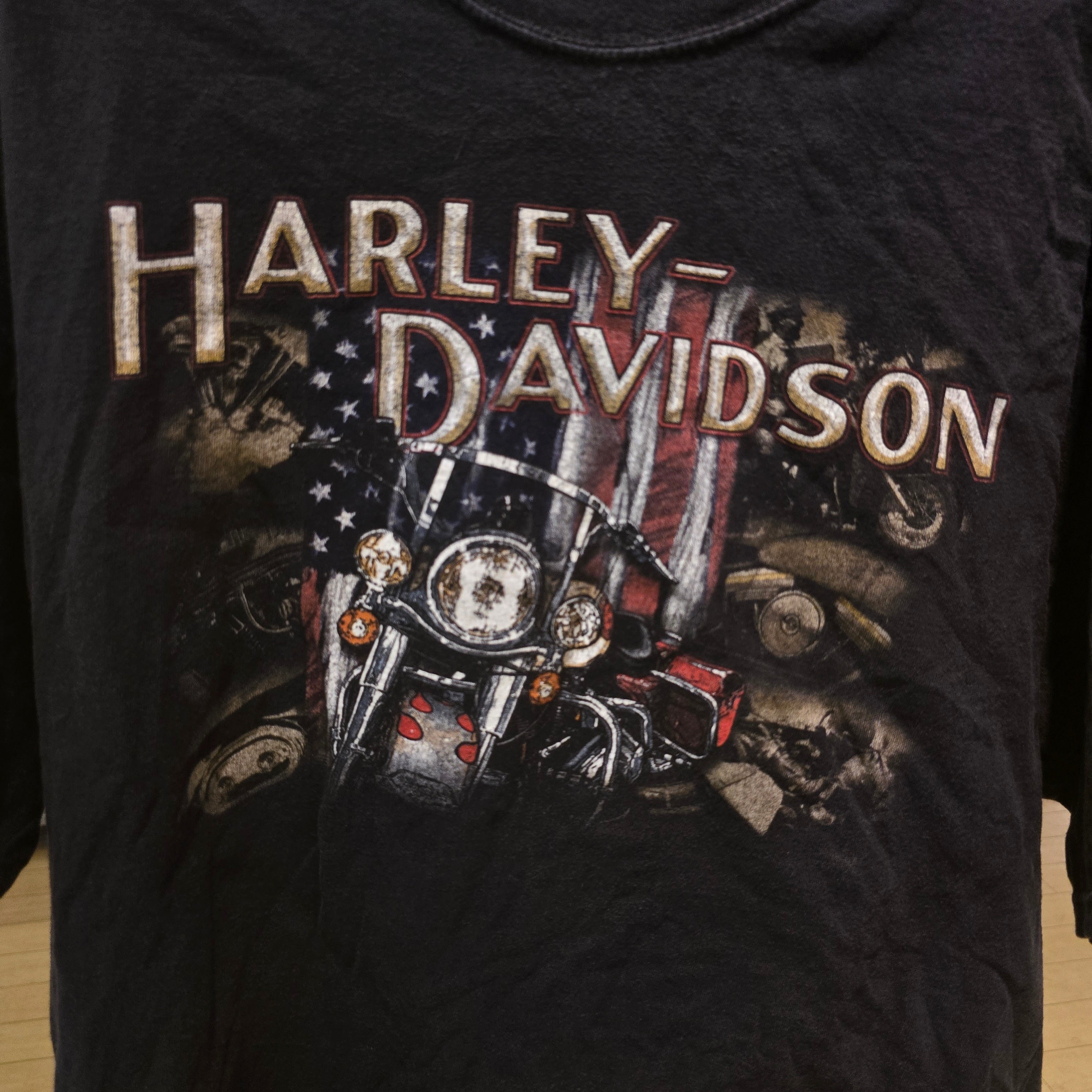 Harley Paris Texas Destination Tee Black Size XL