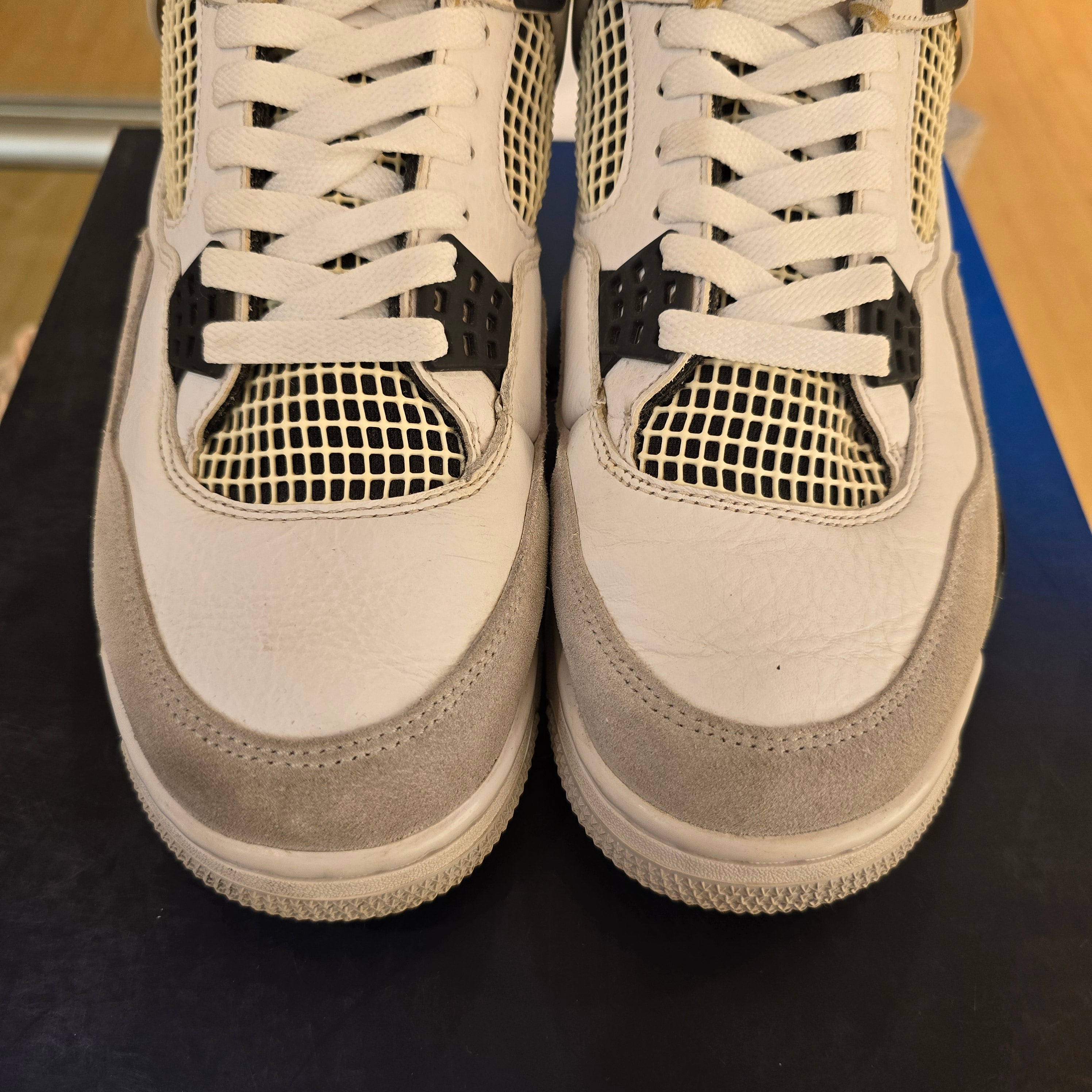 Jordan 4 Retro Military Black SZ 11.5 USED NO BOX