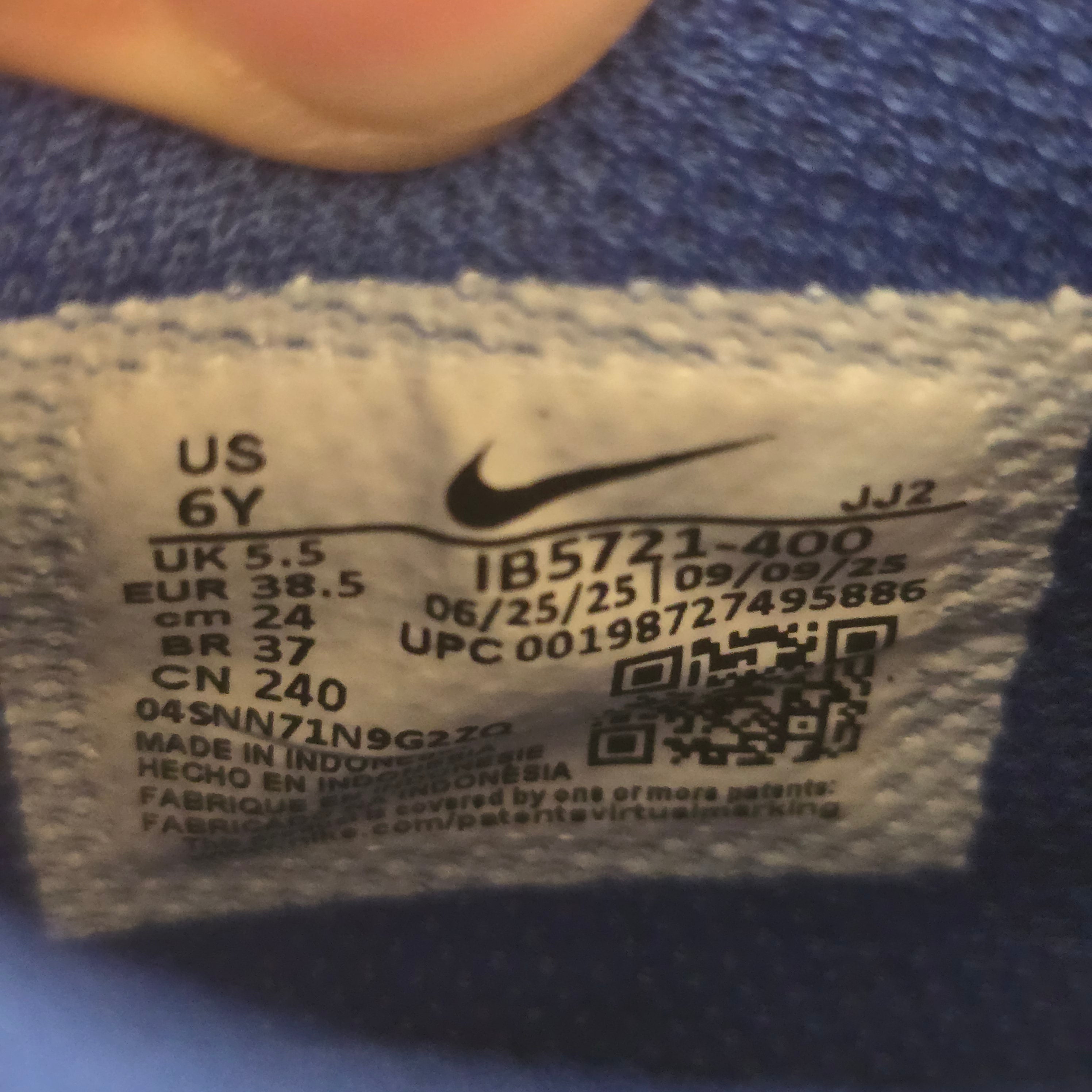 Nike Dunk Low SE Game Royal University Blue (GS) SZ 6Y MISSING LID