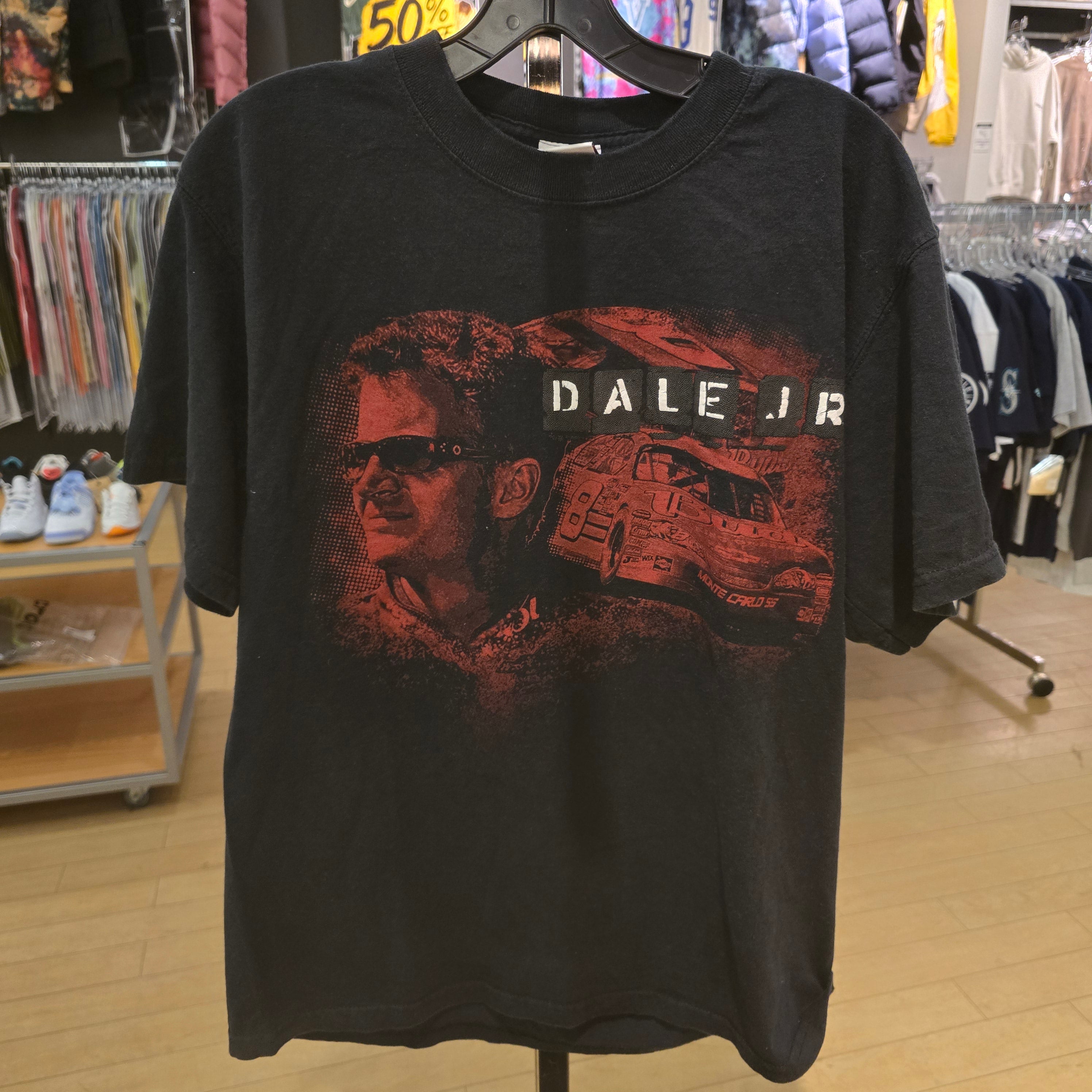 Y2K Dale Earnhardt Jr Budweiser Tee Black Size Medium