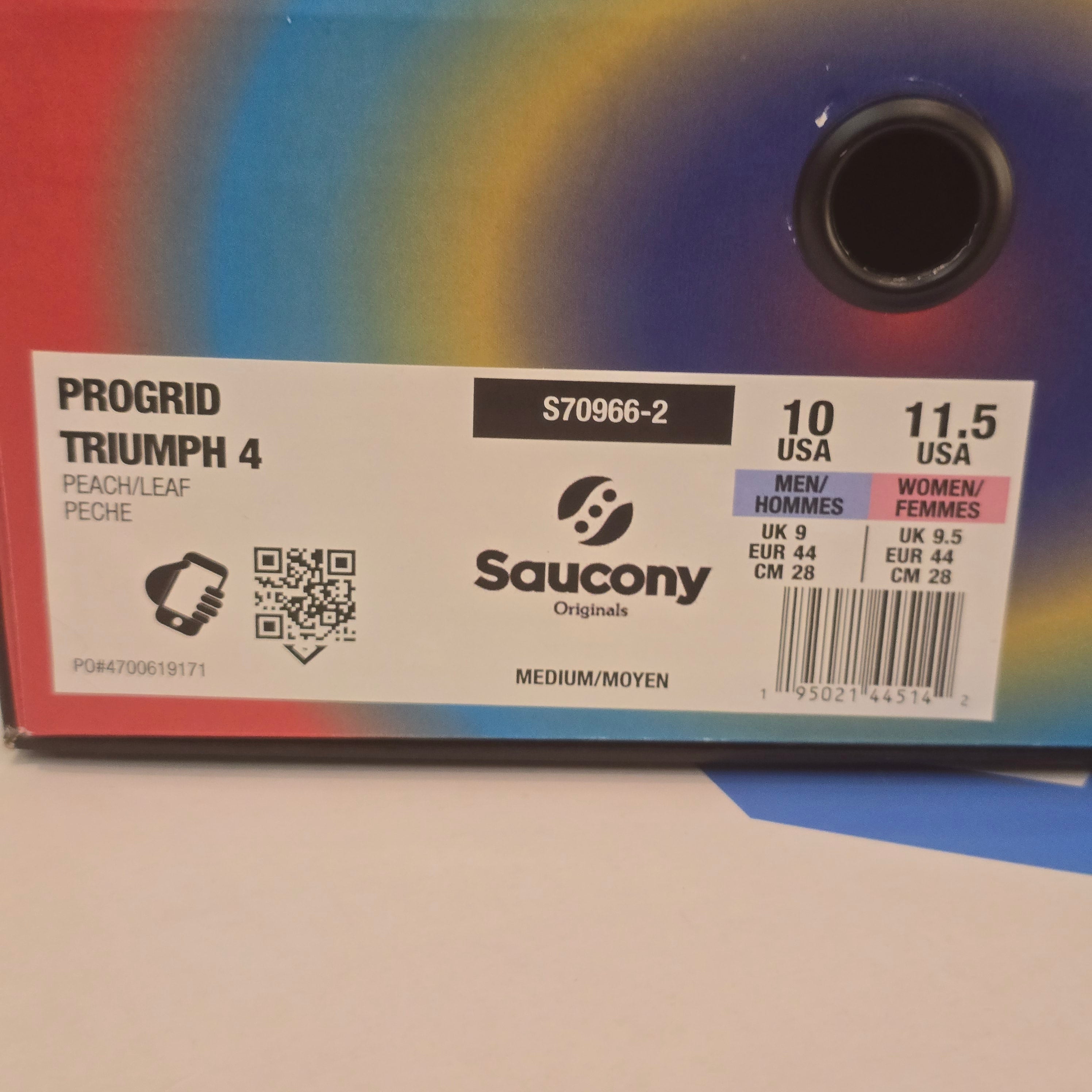 Saucony ProGrid Triumph 4Jae Tips Flowers Grow Uptown Virginia Creeper SZ 10