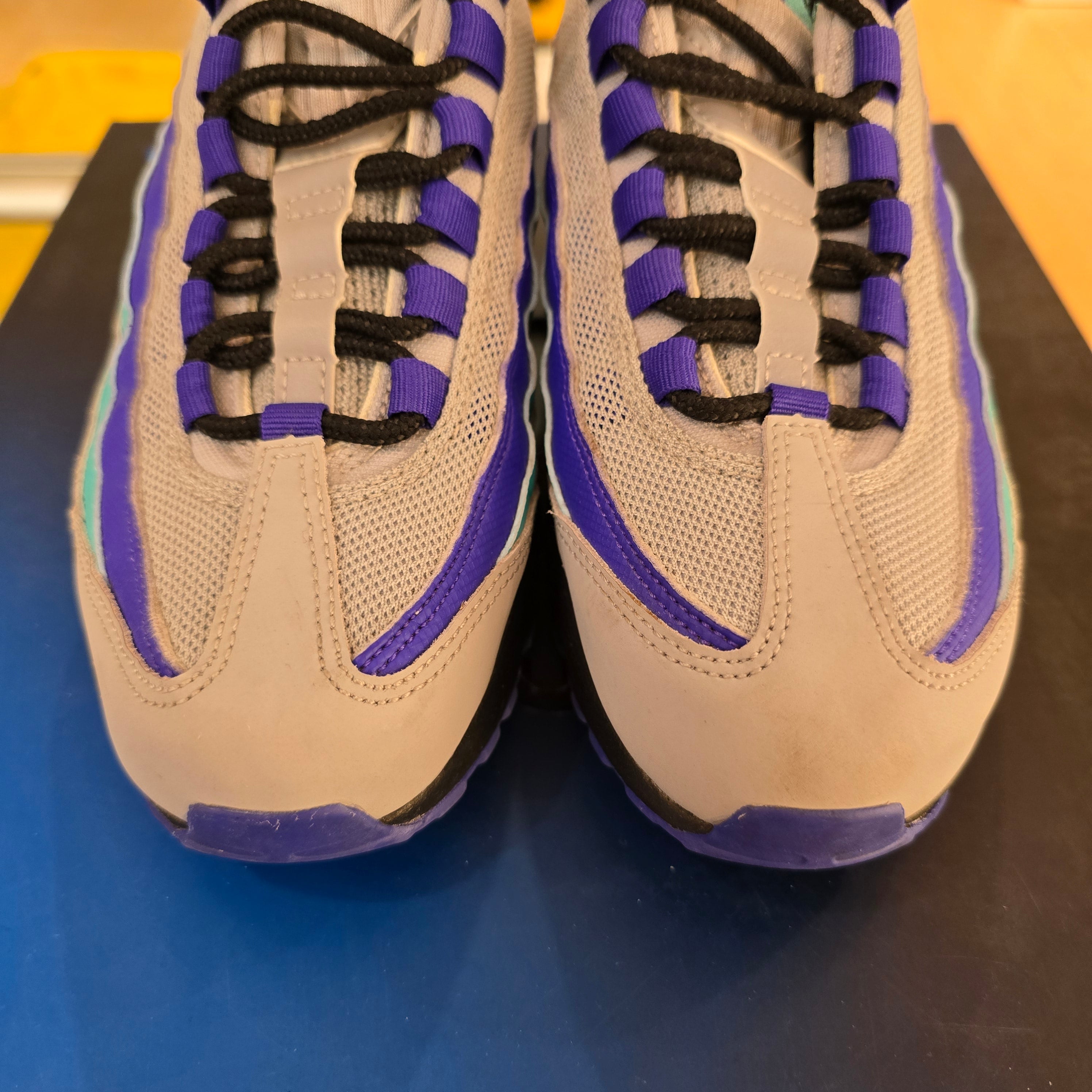 Air Max 95 Wolf Grey Grape SZ 4 USED NO BOX