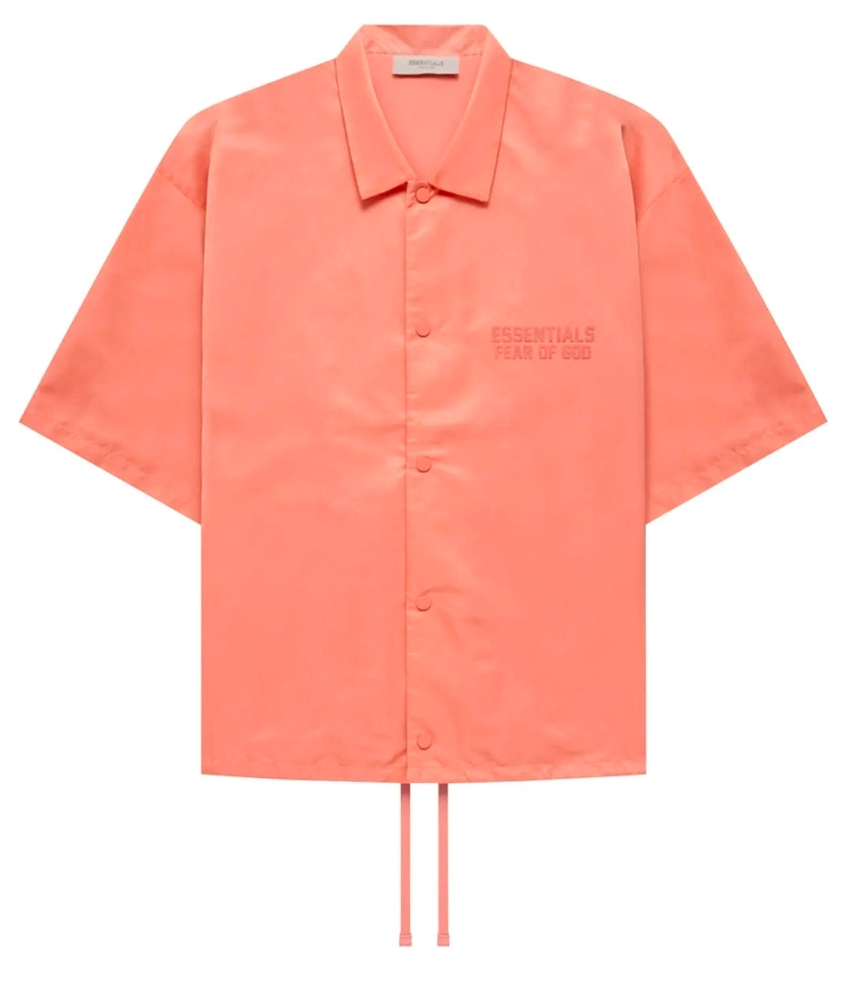 Fear of God Essentials Short-Sleeve Shirt Coral