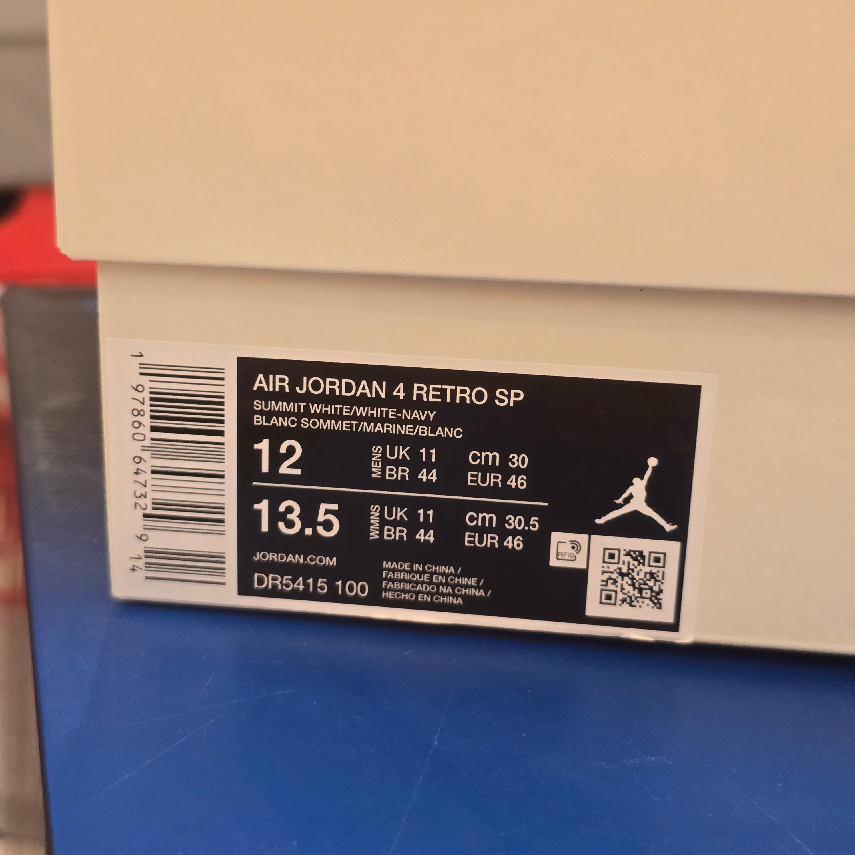 Jordan 4 Retro SB Navy SZ 12