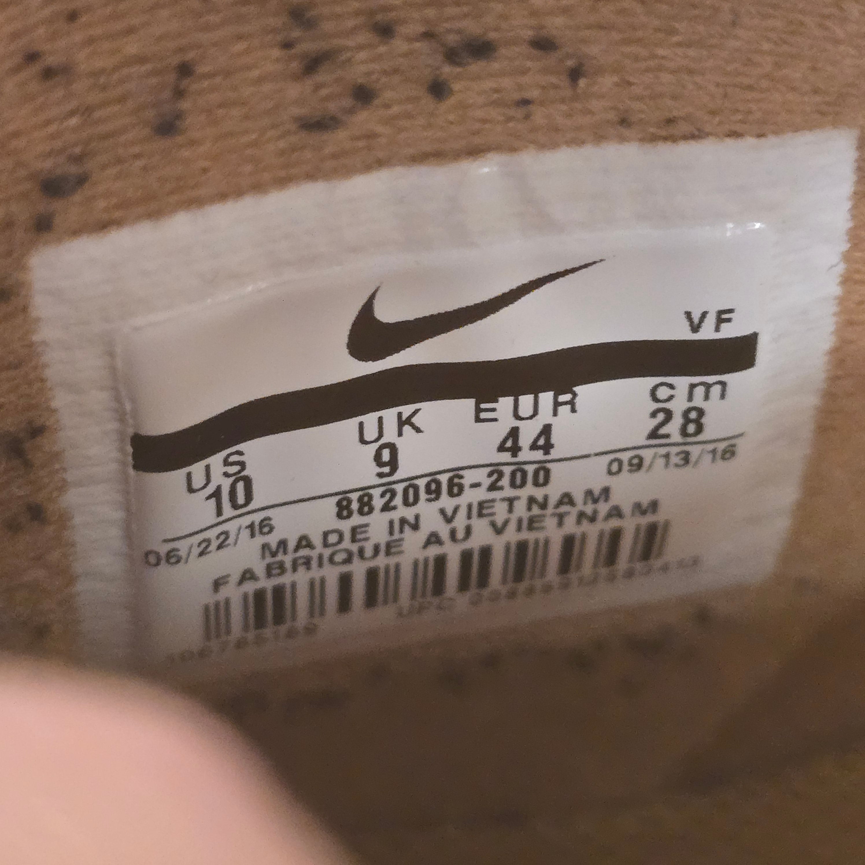 Nike Air Force 1 High Flax (2018) SZ 10 USED
