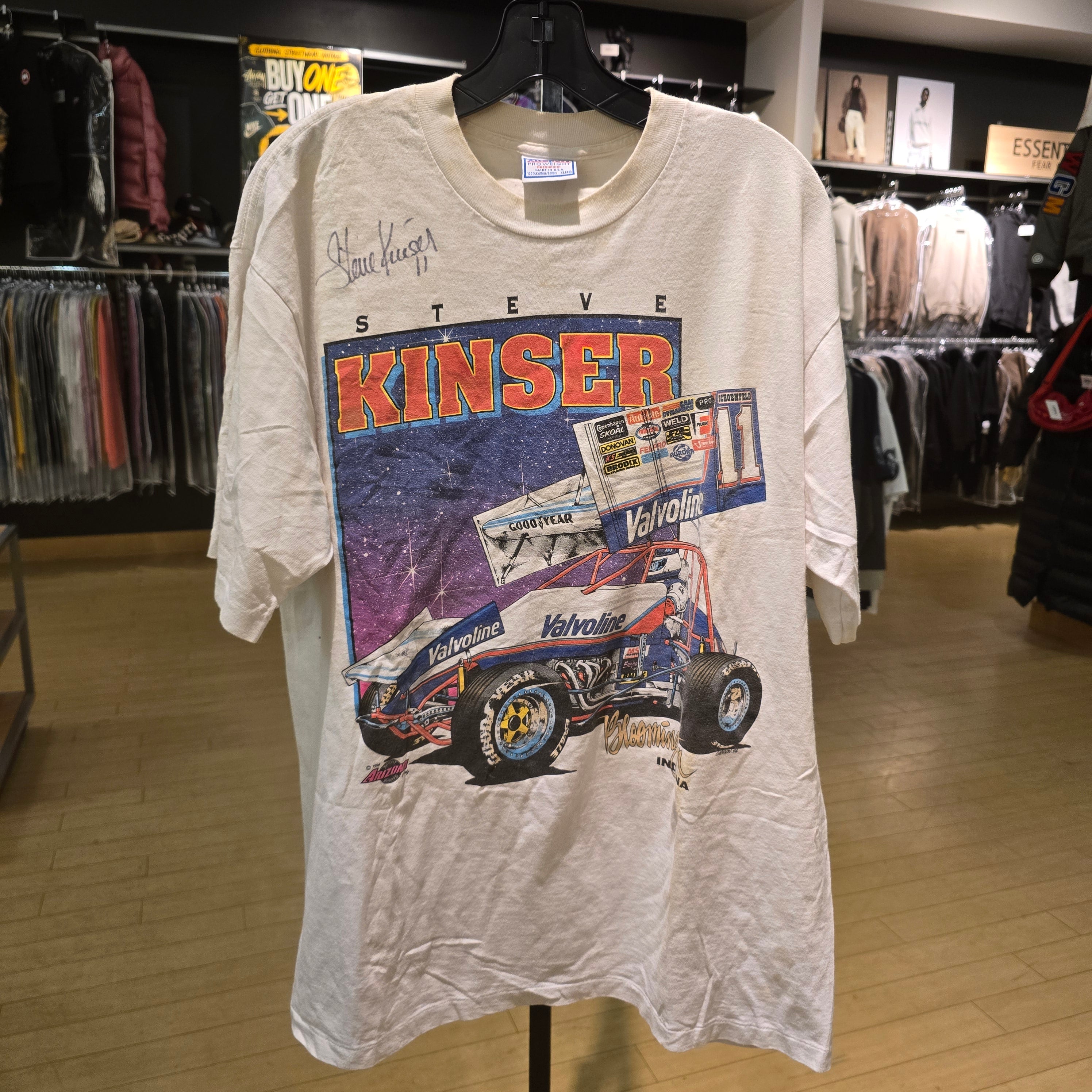 1994 Autographed Steve Kinser Racing Tee Size XL