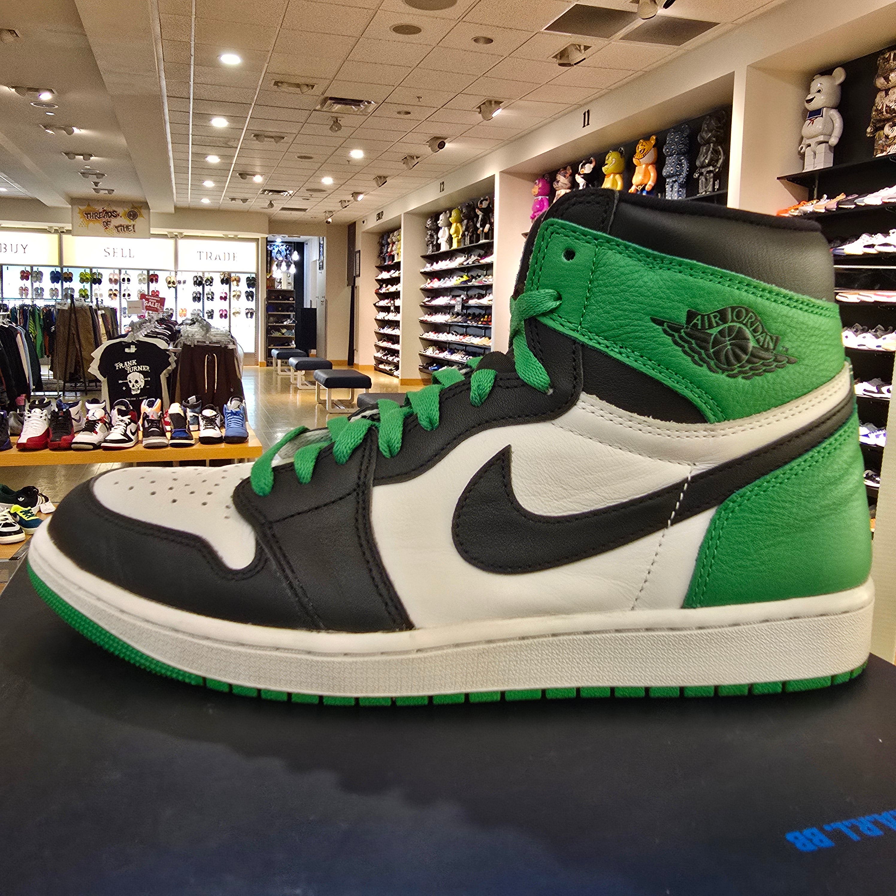Jordan 1 Retro Lucky Green SZ 12 USED