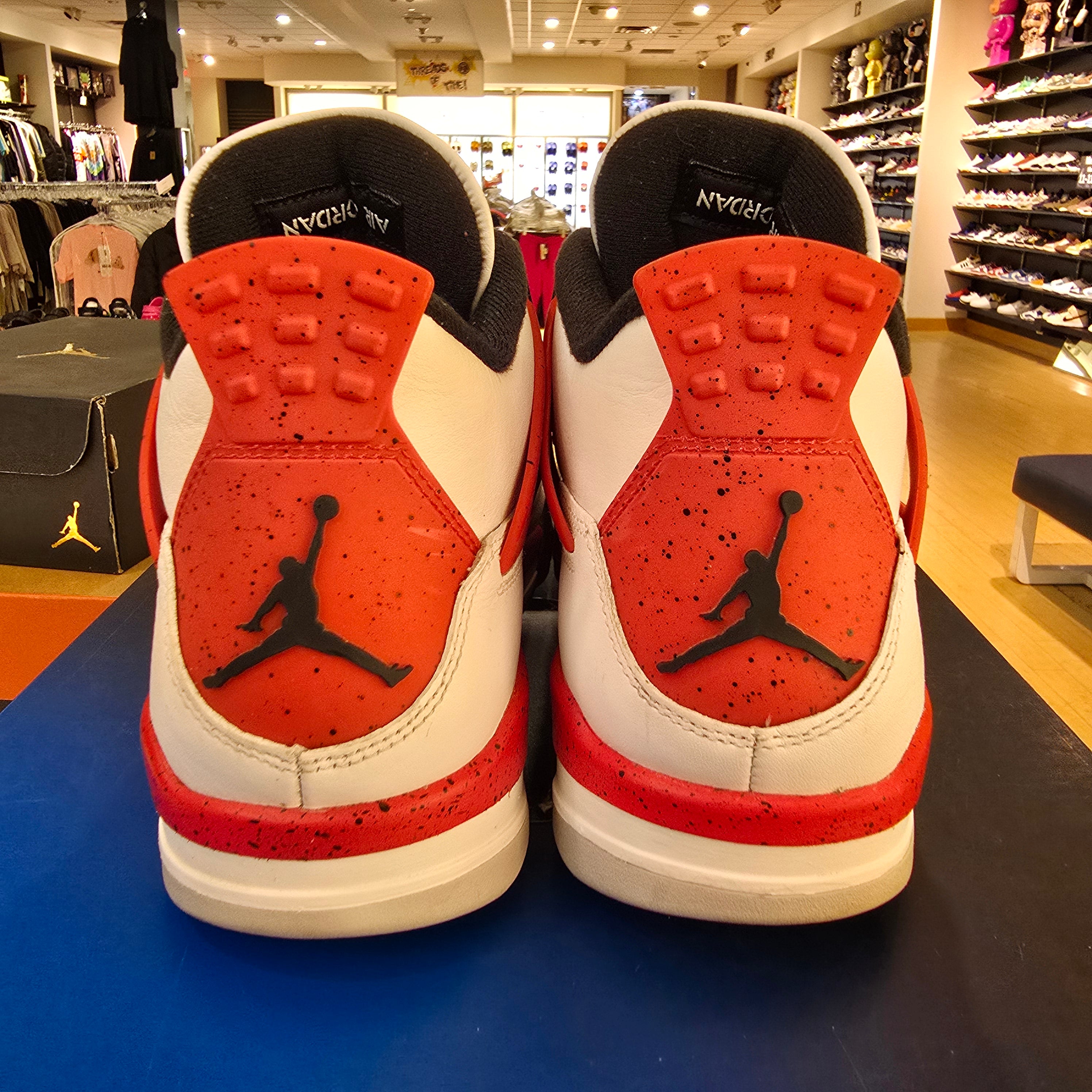 Jordan 4 Retro Red Cement SZ 10 USED NO BOX