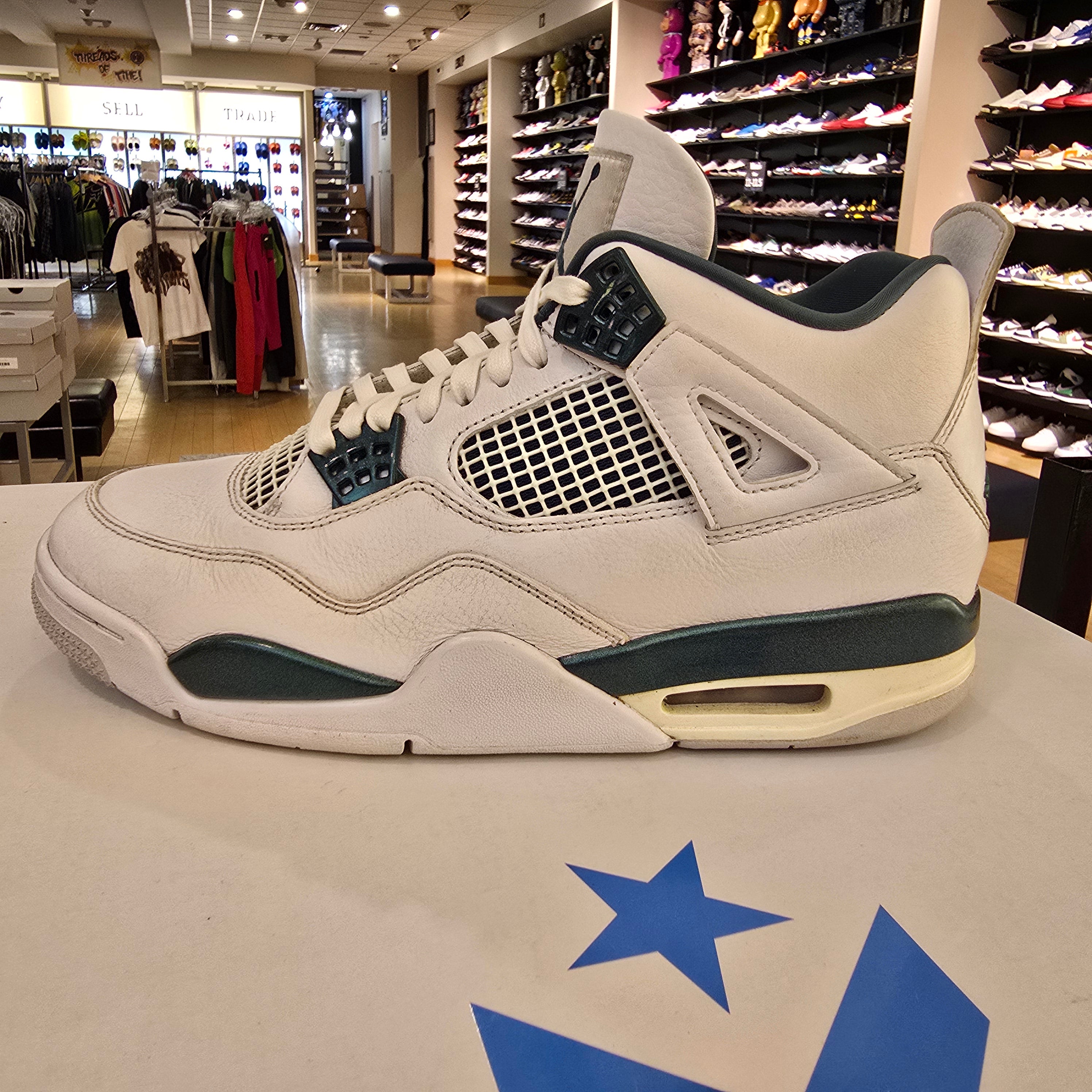 Jordan 4 Retro Oxidized Green SZ 9 USED NO BOX
