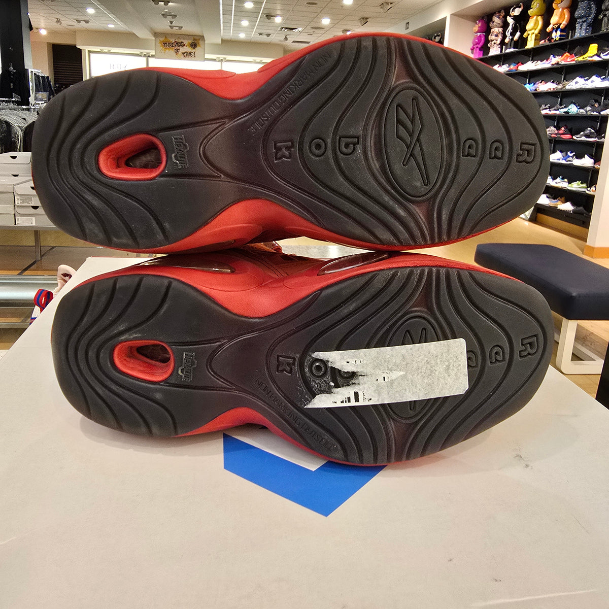 Reebok Question Mid Heart Over Hype 2019 SZ 7 USED NO BOX