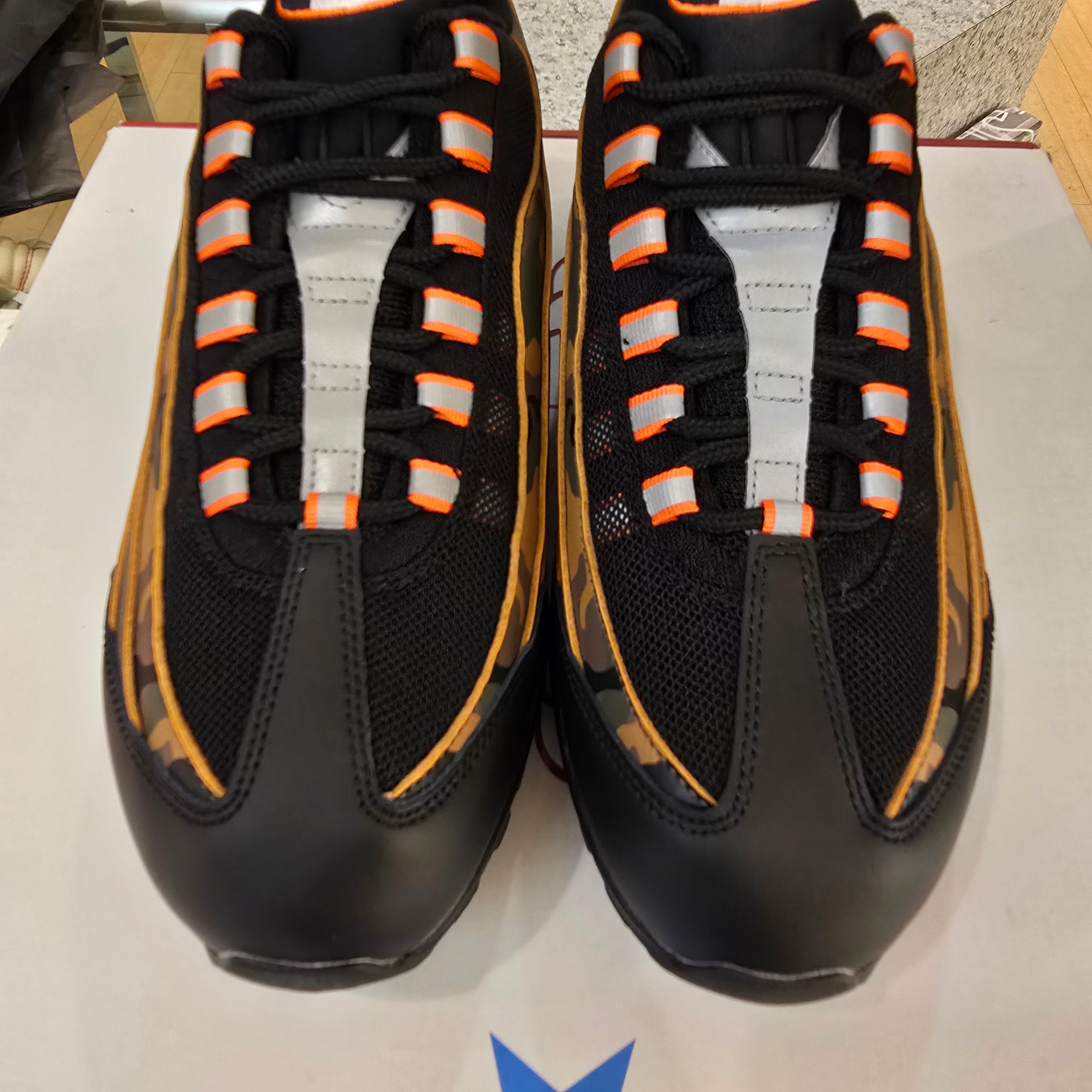 Nike Air Max 95 Safety Orange Camo SZ 10.5