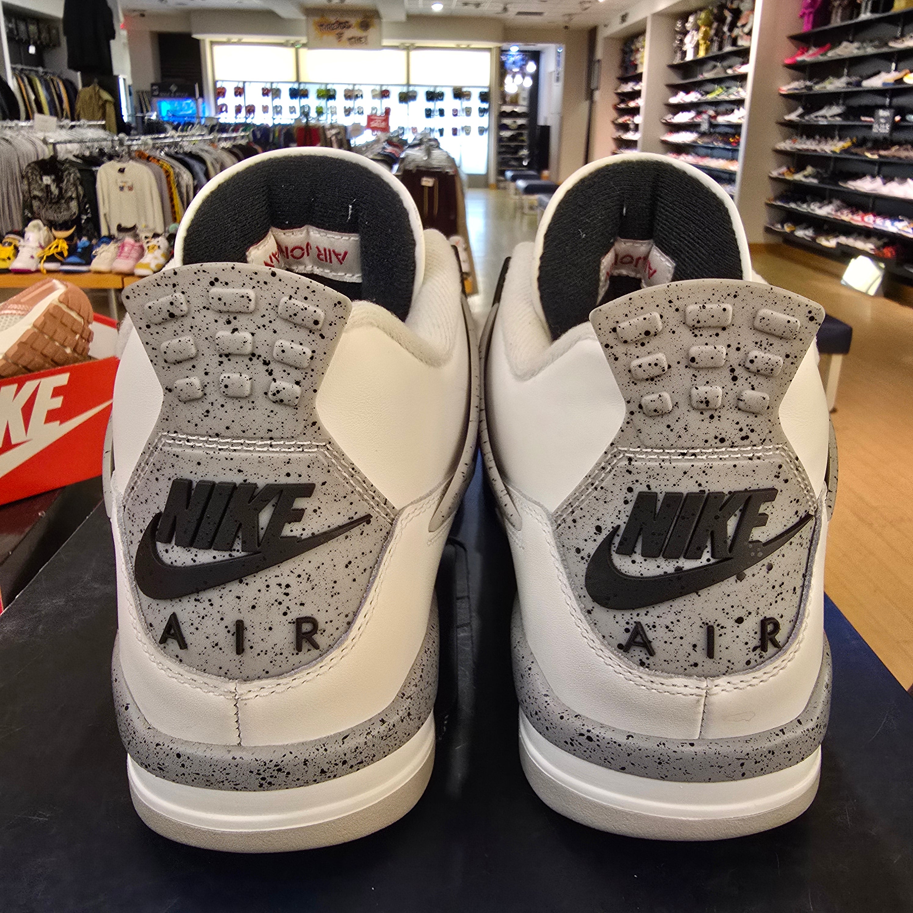 Jordan 4 Retro White Cement (2025) SZ 10 USED