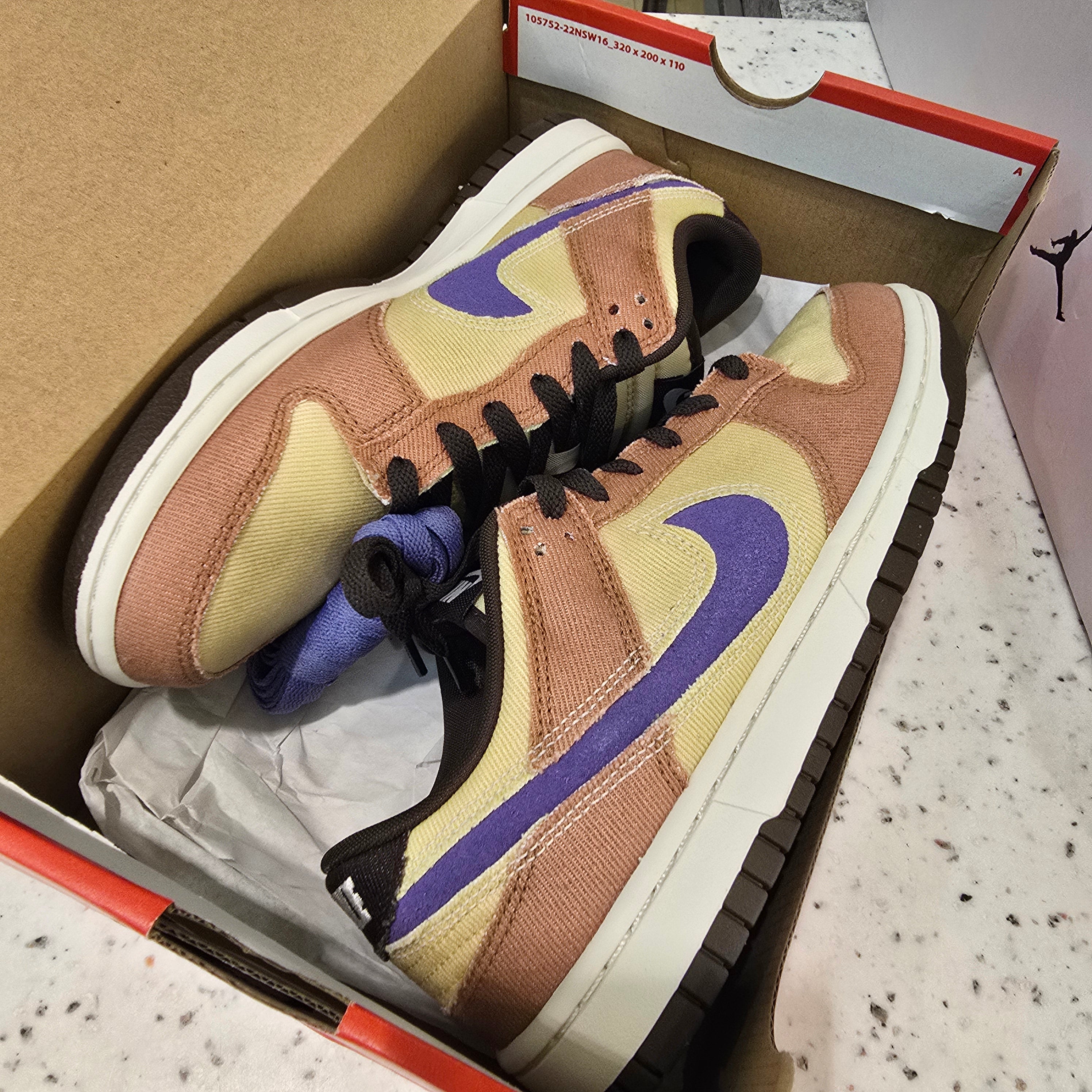 Nike Dunk Low SE Denim Dusted Clay SZ 7.5