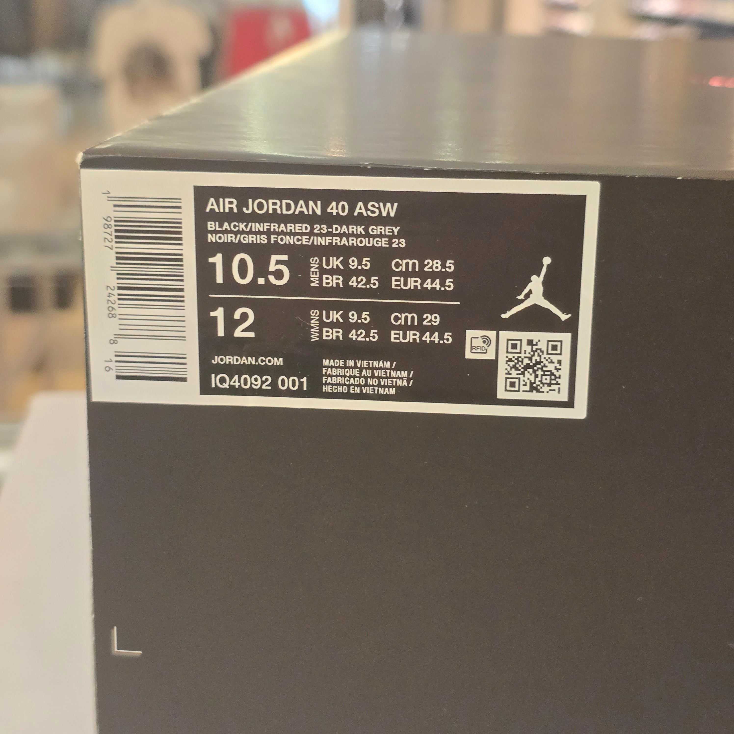 Jordan 40 Infrared SZ 10.5