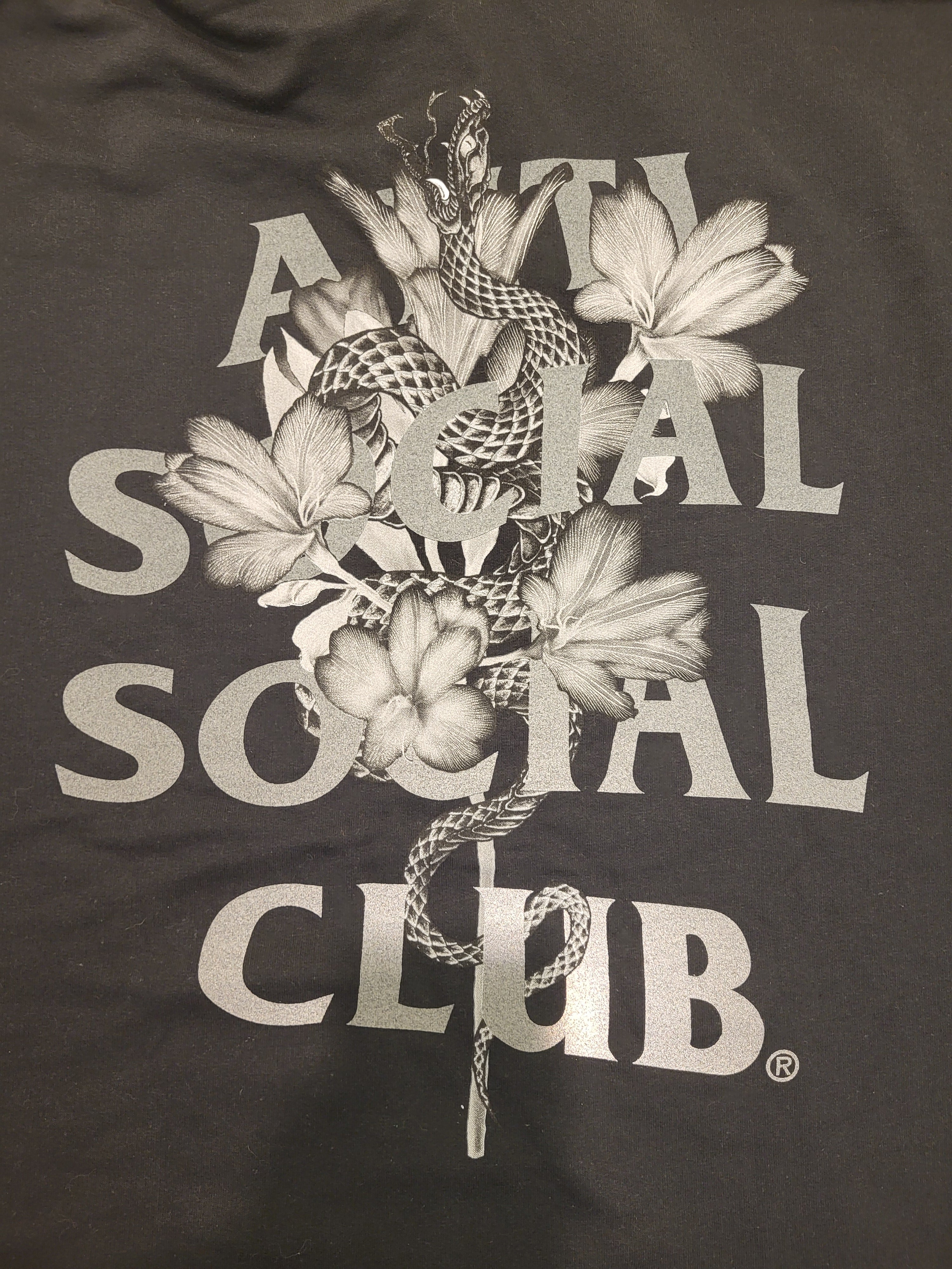 Anti Social Social Club Black/Black Sz Large