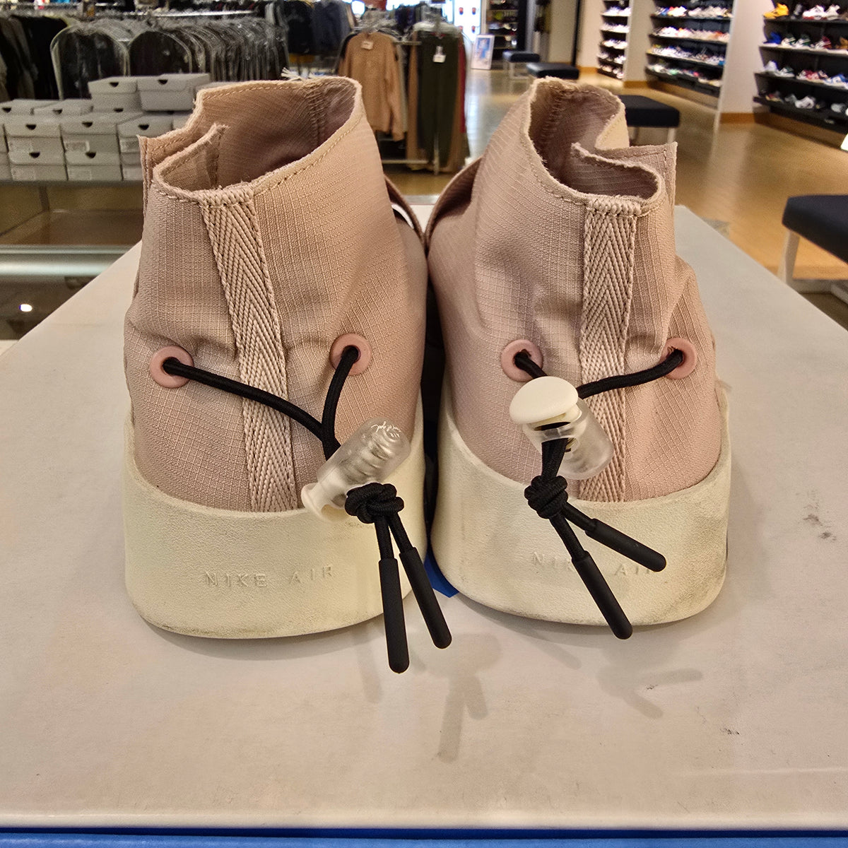 Nike Air Fear Of God Moccasin Particle Beige Size 13 USED NO BOX