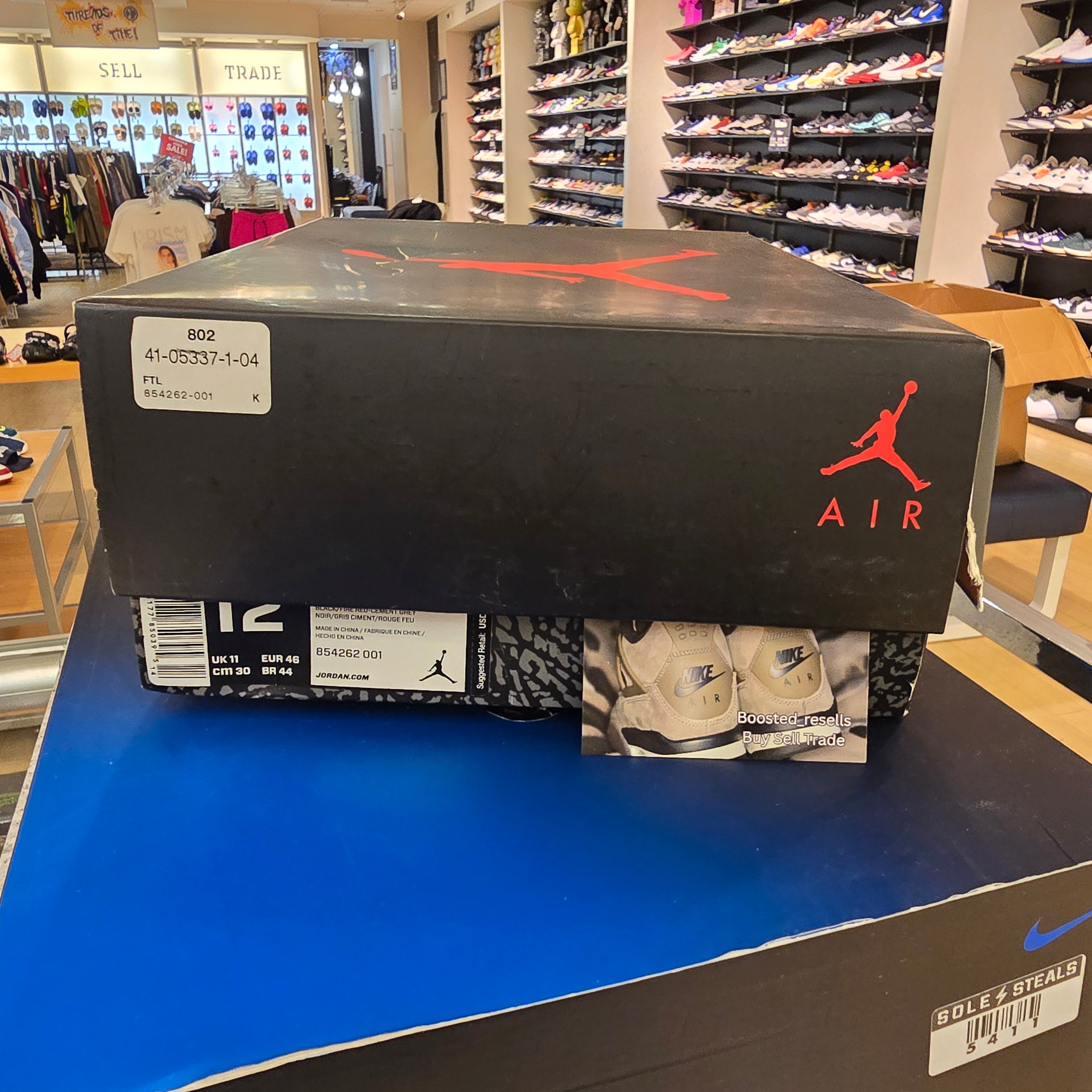 Jordan 3 Retro Black Cement (2018) SZ 12 USED GLITTERING
