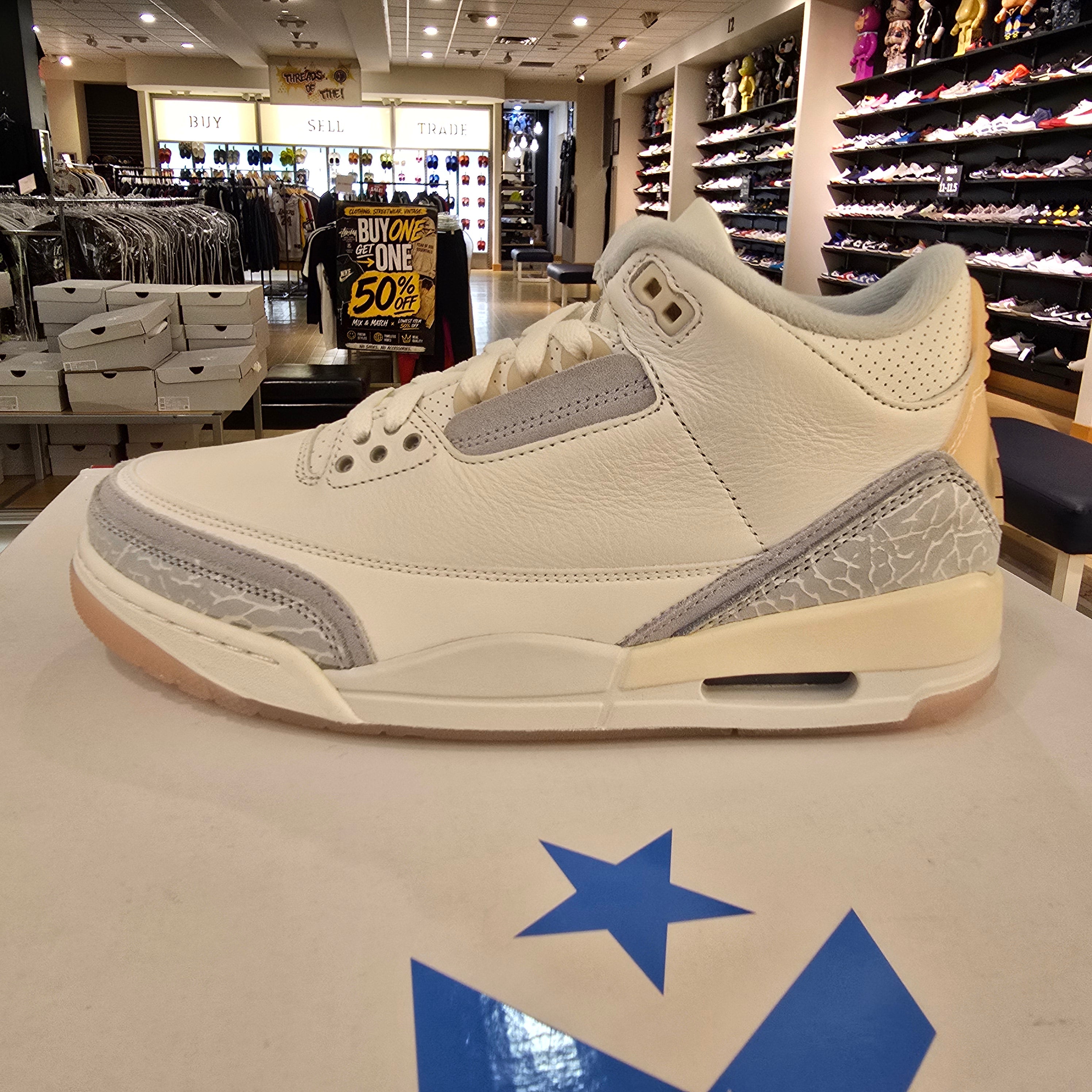 Jordan 3 Retro Craft Ivory SZ 8.5