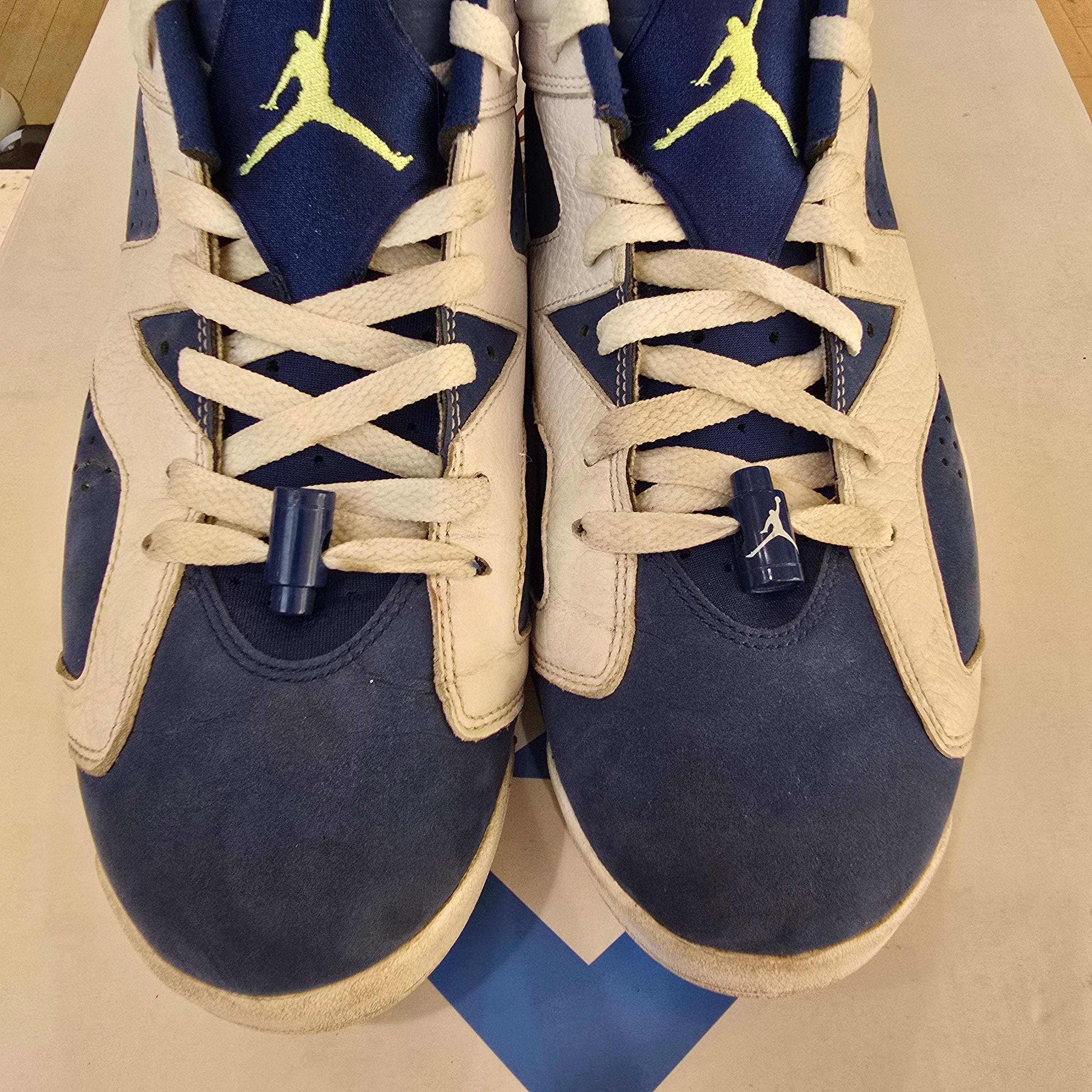 Jordan 6 Retro Low Ghost Green SZ 12 USED NO BOX