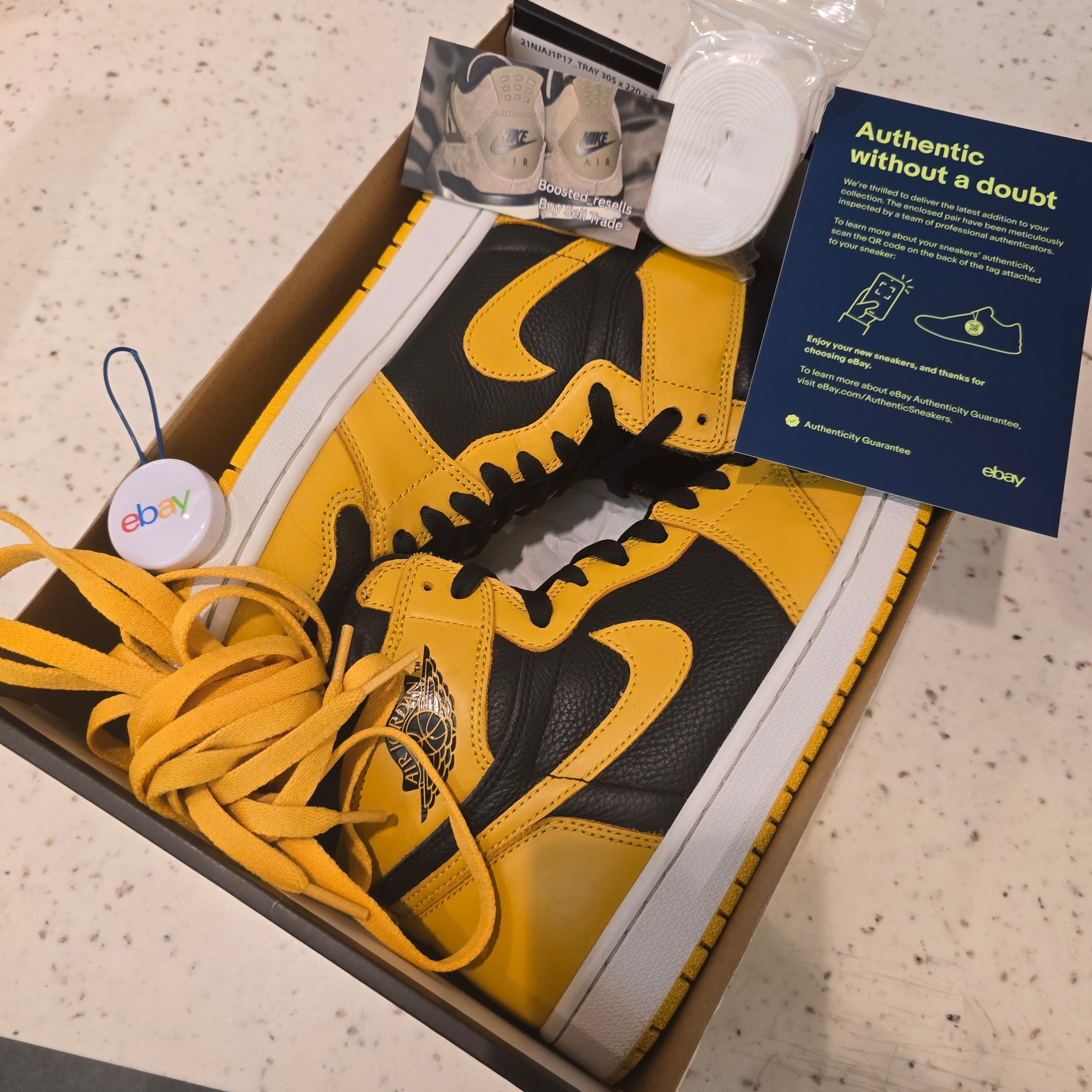 Jordan 1 Retro High Pollen SZ 9.5 USED