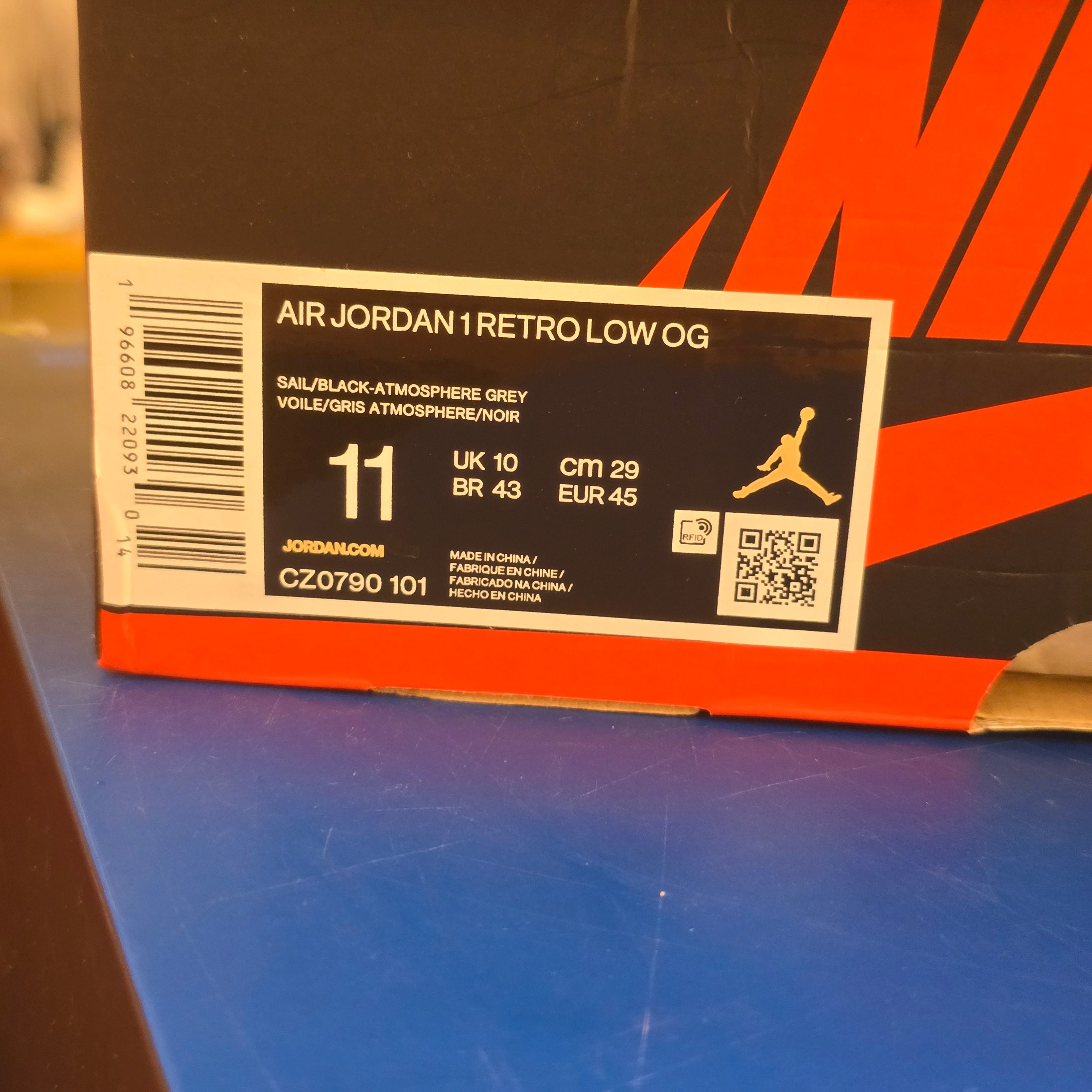 Jordan 1 Mid Fearless Facetasm SZ 12 USED REP BOX