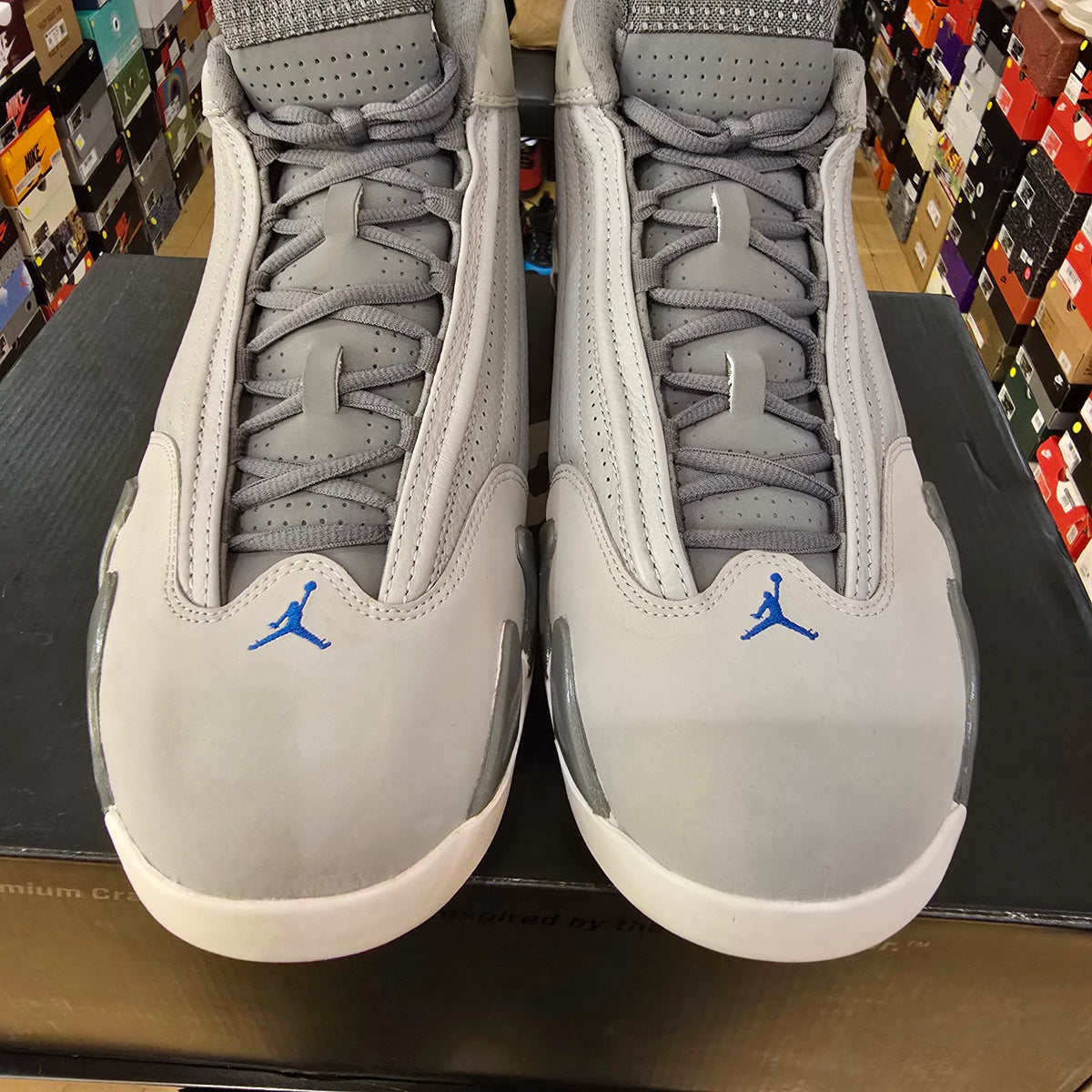 Jordan 14 Retro Wolf Grey USED