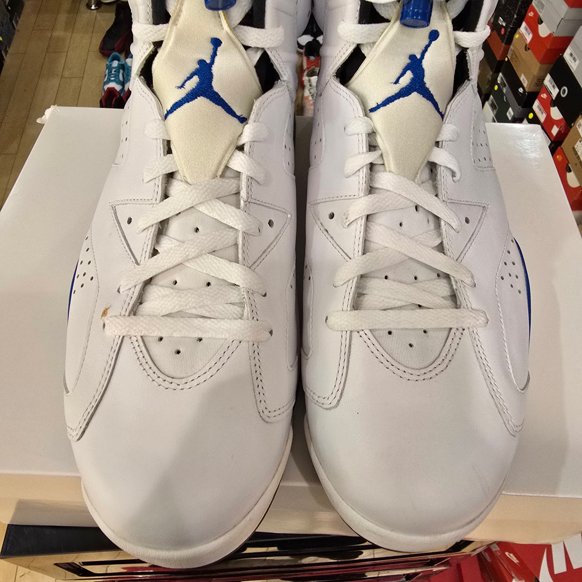Jordan 6 Retro Sport Blue (2014) USED REP BOX