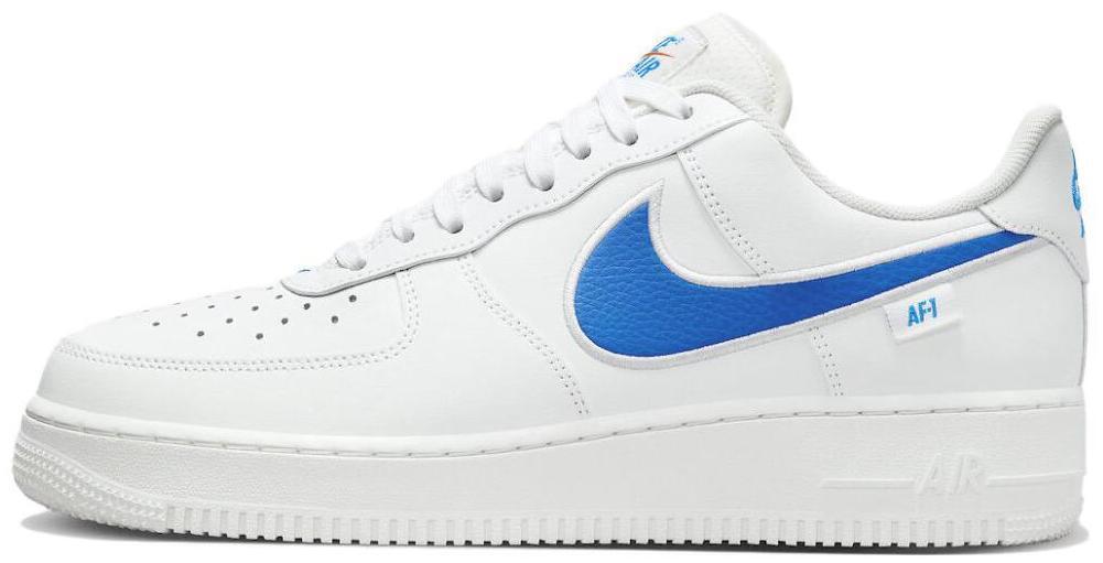 Size 7.5 - Nike Air Force 1 '07 Blue Label White Photo Blue