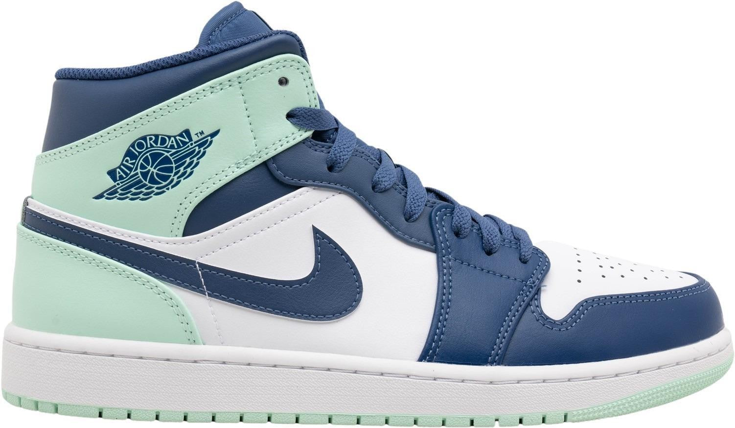Jordan 1 Mid Blue Mint Sz 12 DEFECT